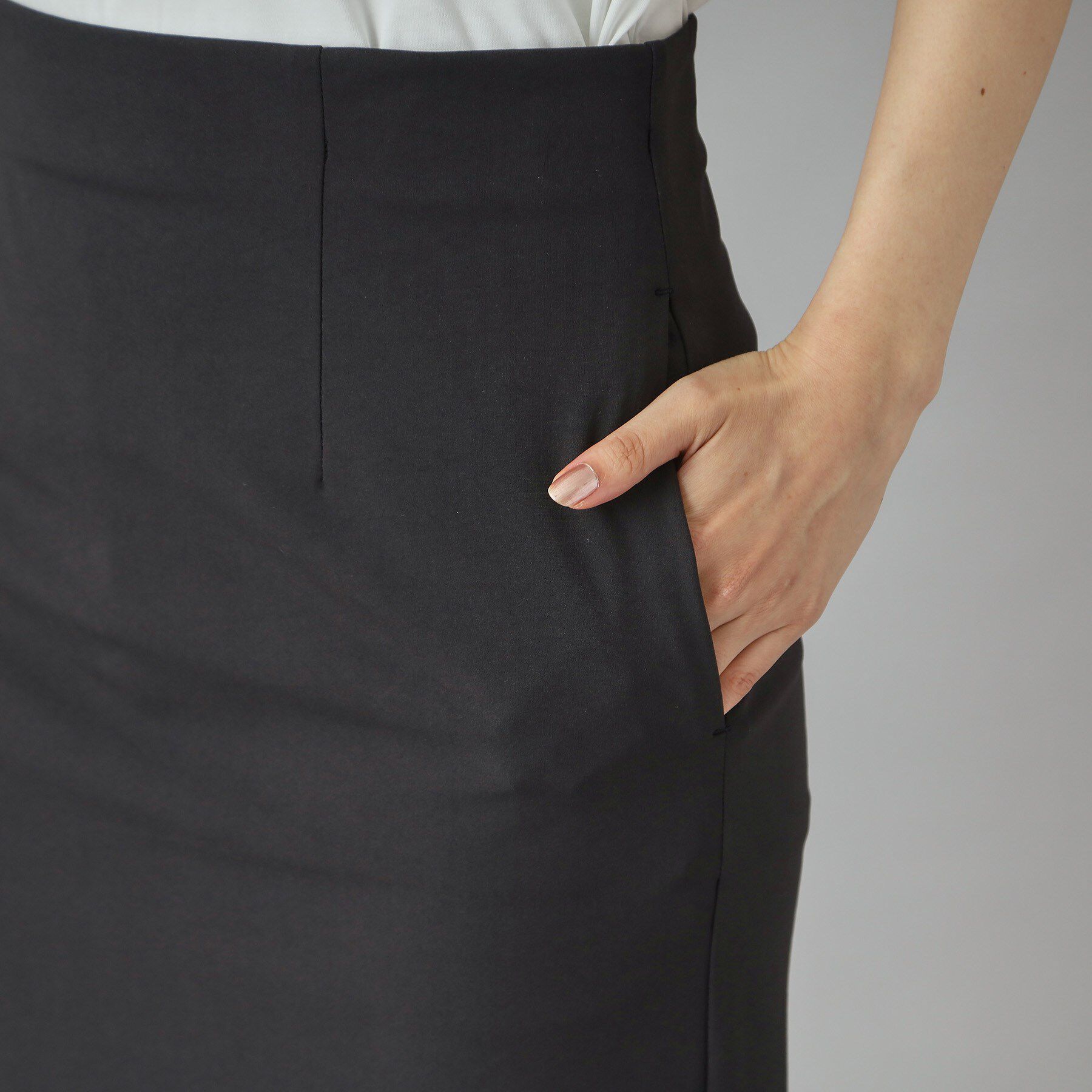 DRESSTERIOR「【洗える/ポケット付き】ストレッチナロースカート」|スカート|