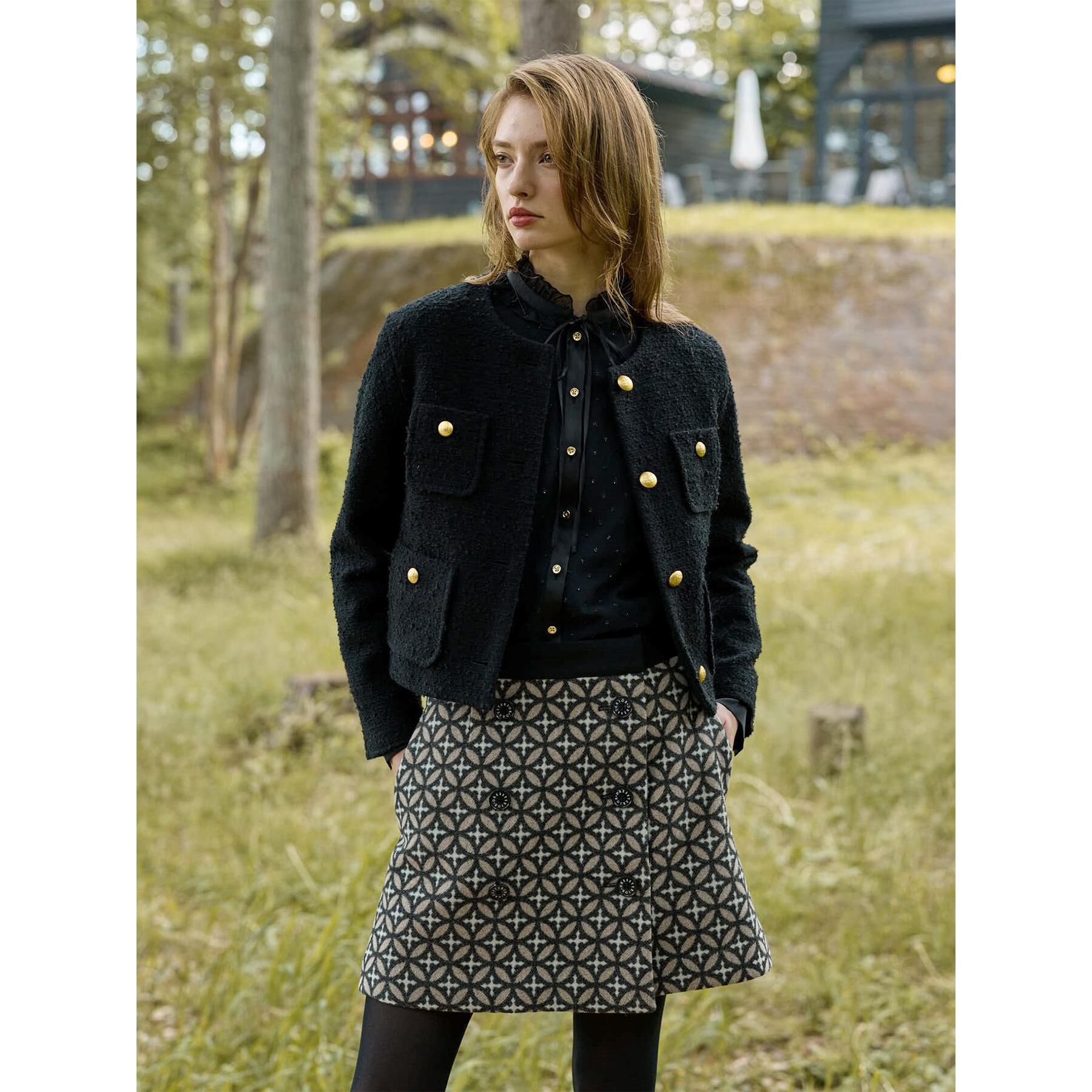 DRESSTERIOR「【洗える/シアー素材/otonaMUSE 11月号掲載】フィルムドットブラウス」|シャツ・ブラウス|