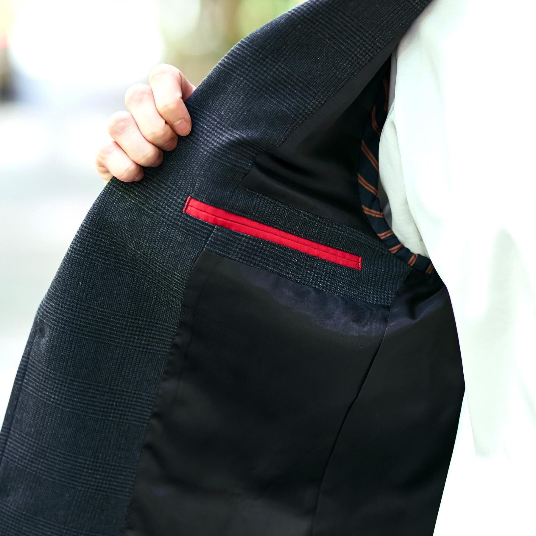 DRESSTERIOR「【セットアップ可/Momomax11月号掲載】ストレッチソフトタッチ チェックジャケット」|テーラードジャケット|