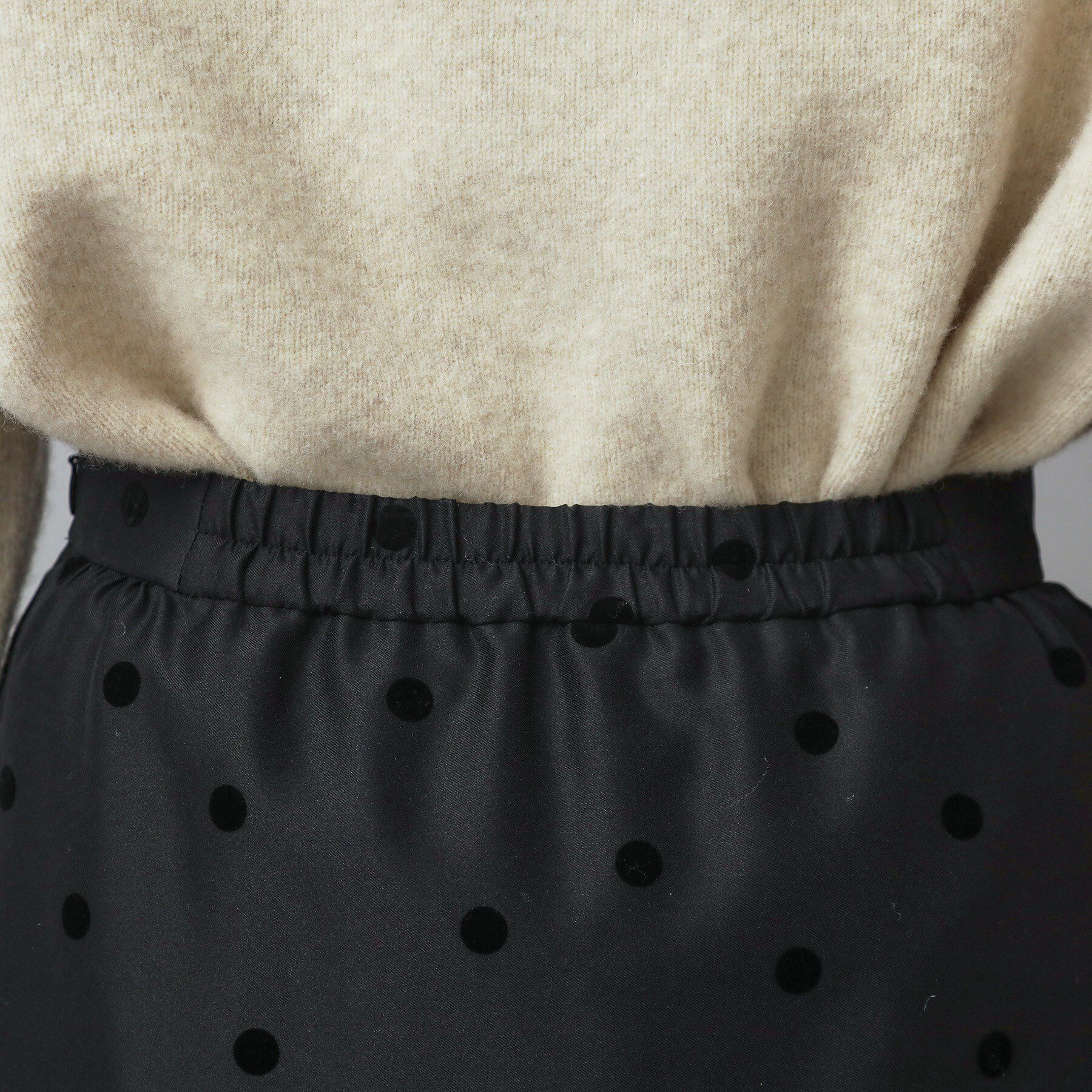 DRESSTERIOR「【CLASSY.12月号掲載】フロッキードットスカート」|スカート|