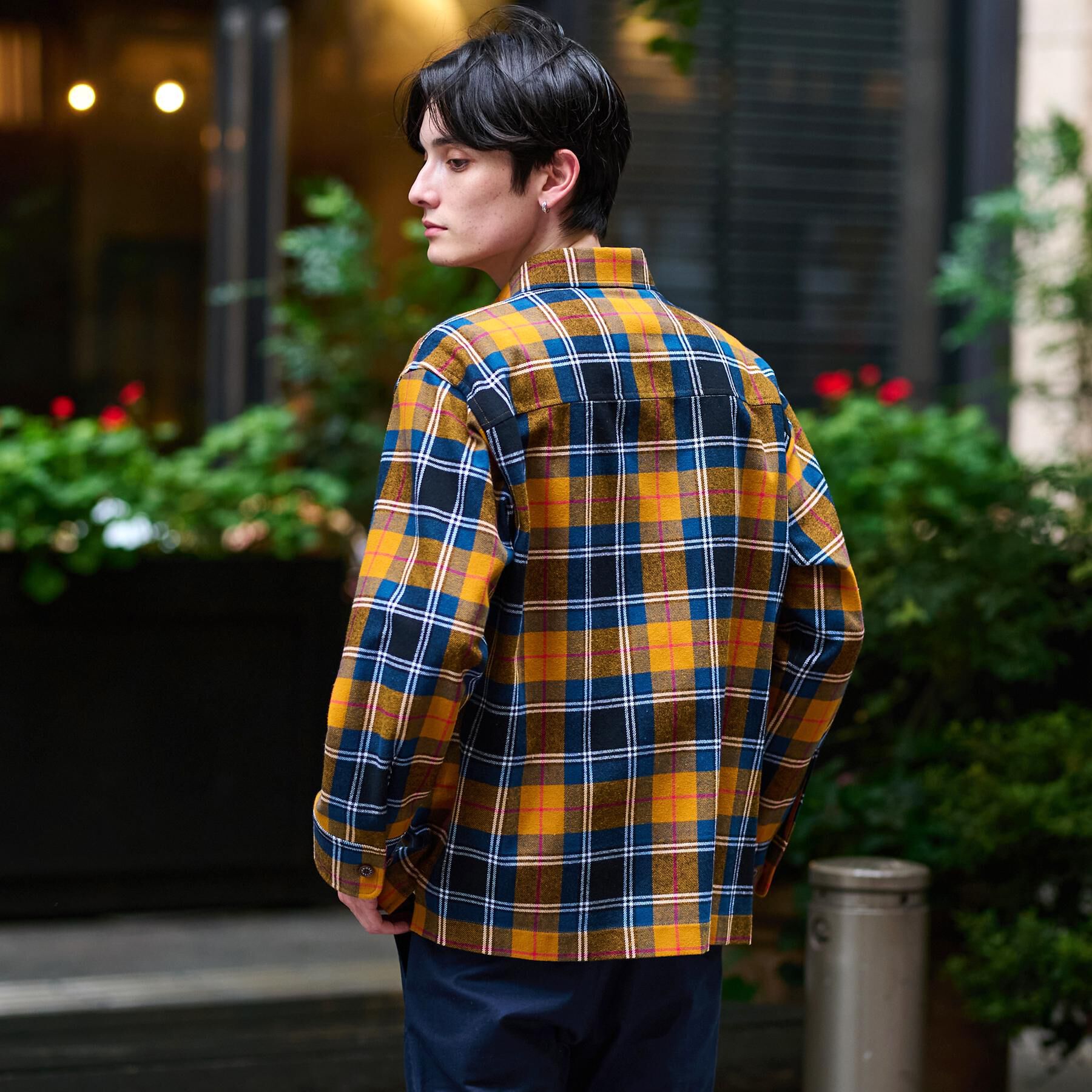 DRESSTERIOR「タータンチェック CPOシャツブルゾン」|シャツ・ブラウス|