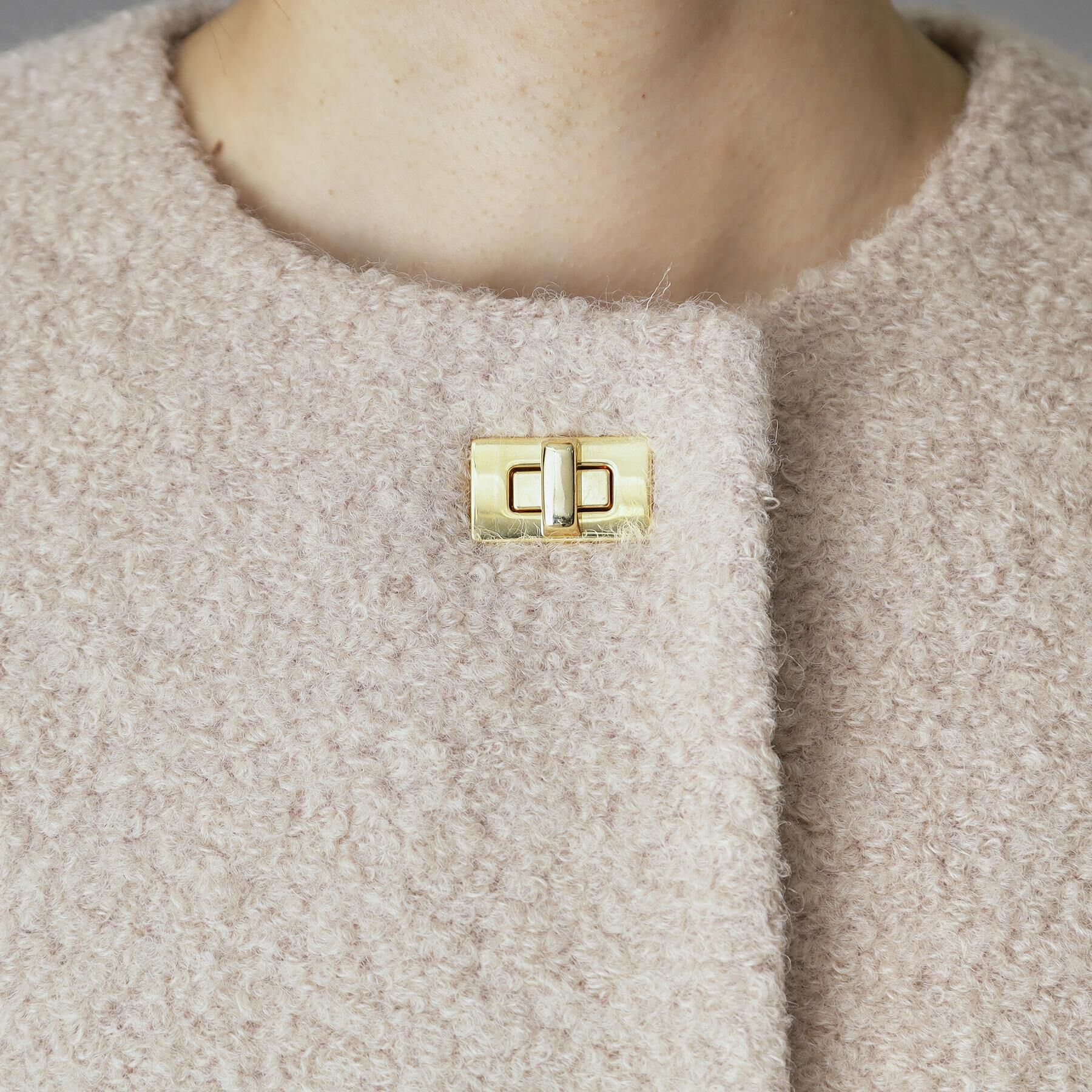 DRESSTERIOR「【CLASSY.12月号掲載】ループヤーンショートジャケット」|ノーカラーコート|