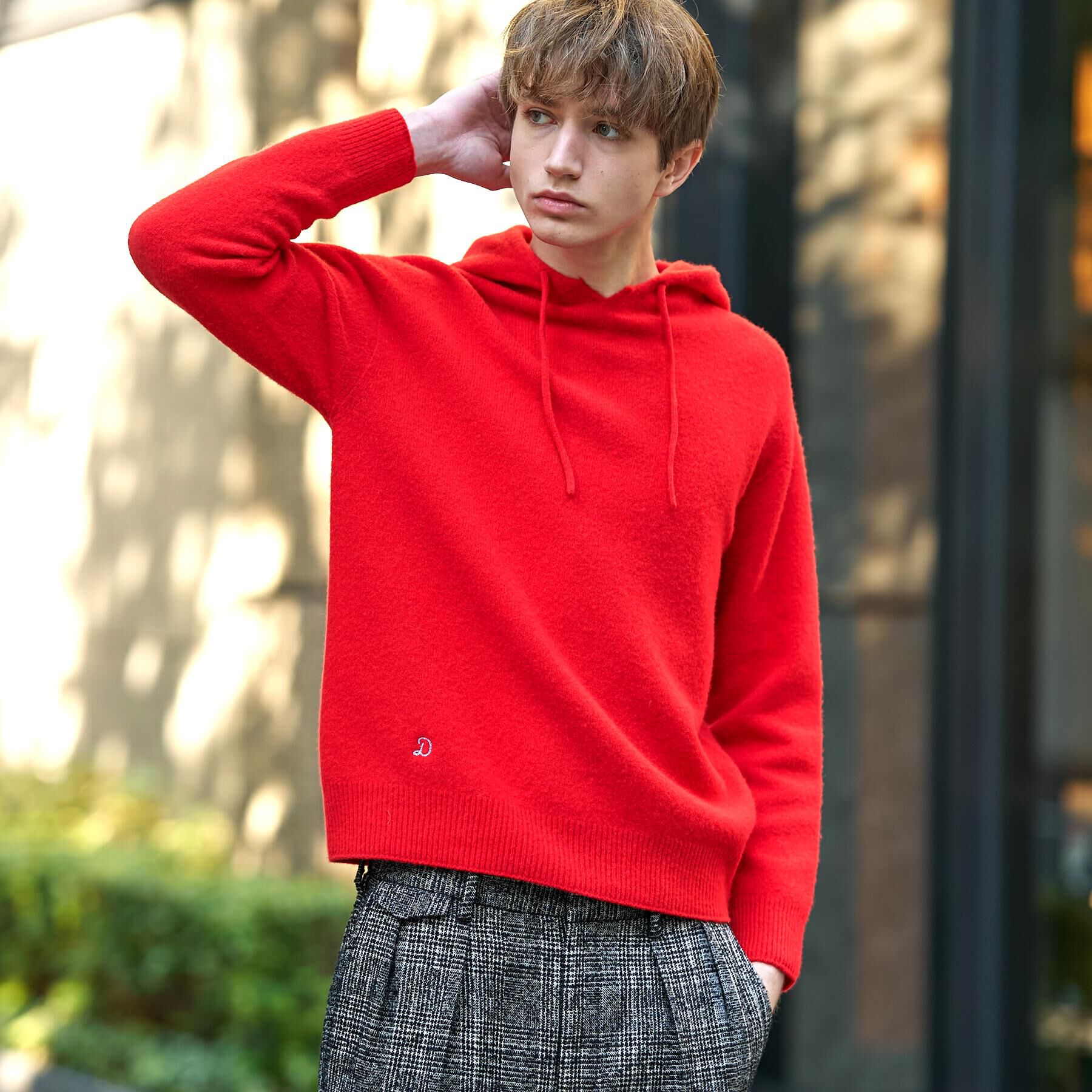 DRESSTERIOR「カシミヤブレンドフードニット」|ニット・セーター|