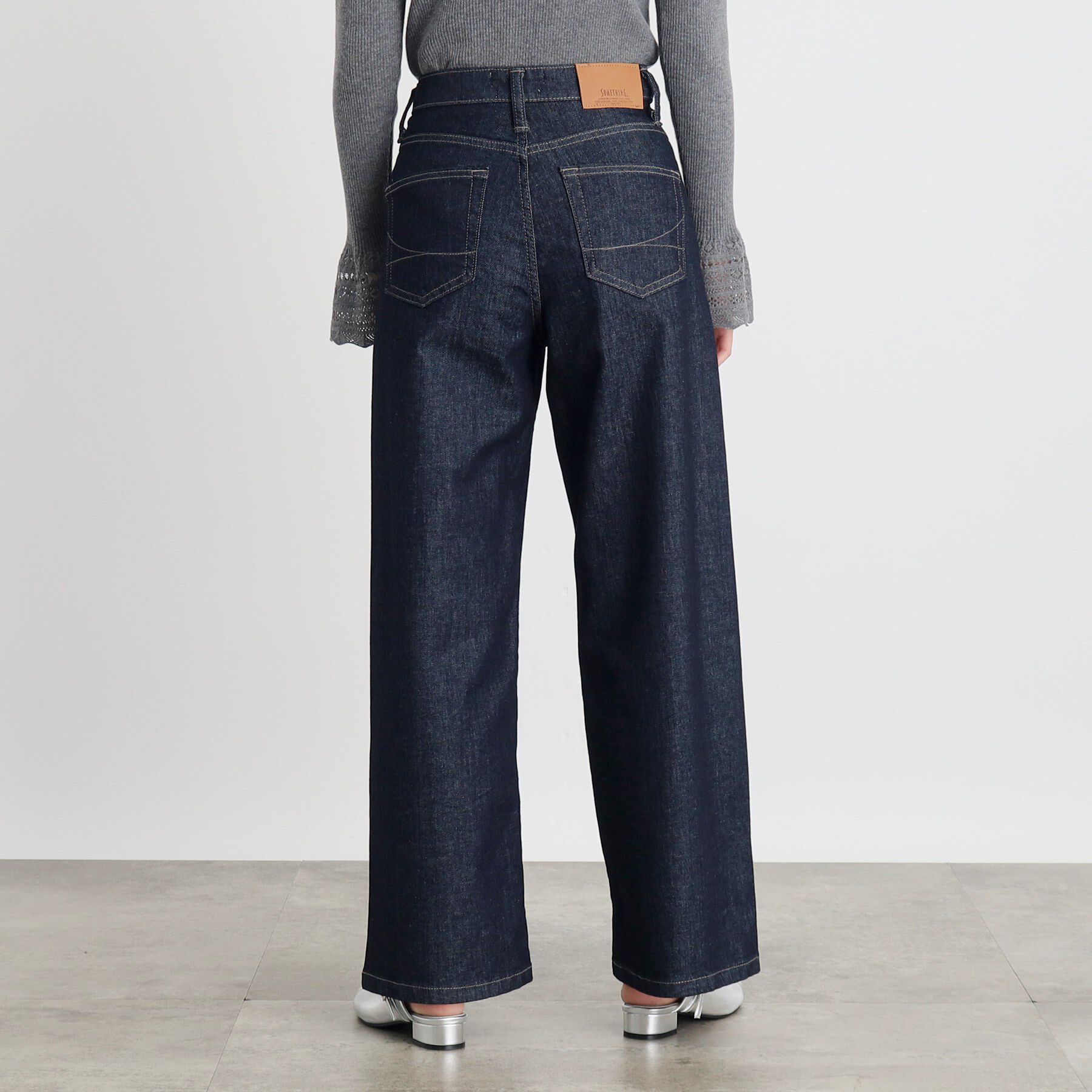 grove「【SOMETHING&times;grove別注】LISAWIDE DENIM PANTS」|デニム|