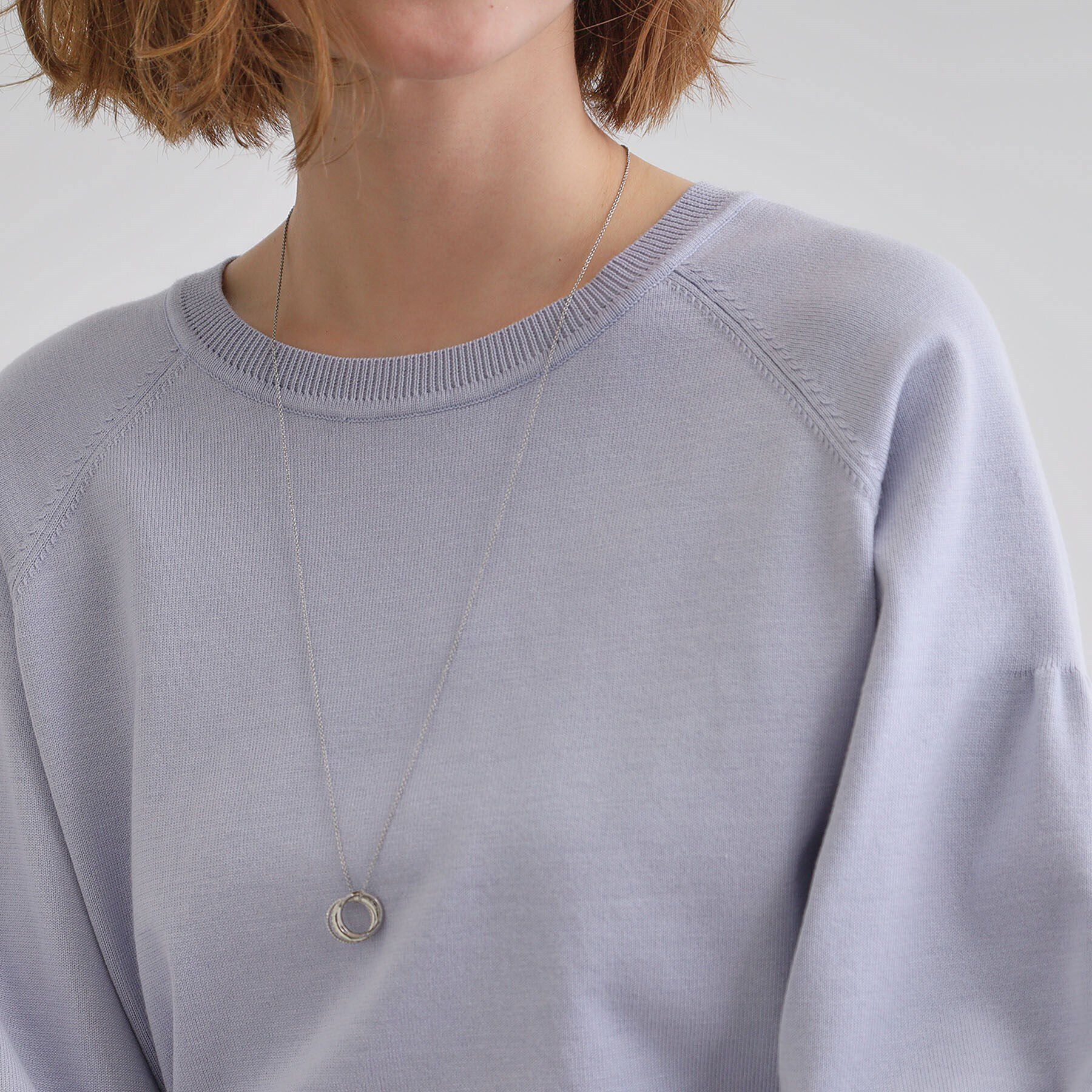 grove「ビジュー3リングスライドネックレス」|ネックレス|