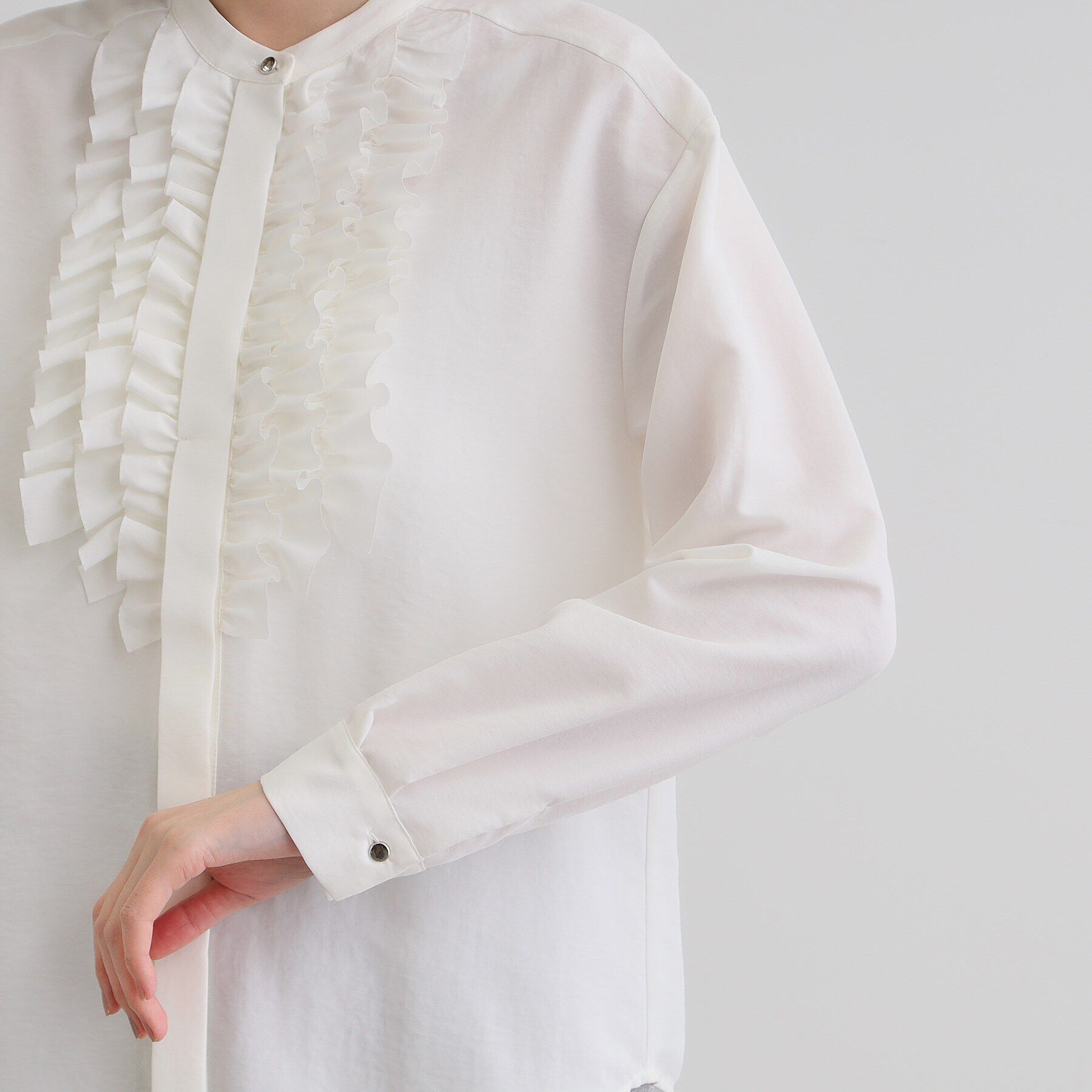 grove「スパンビンテージフリルブラウス」|シャツ・ブラウス|