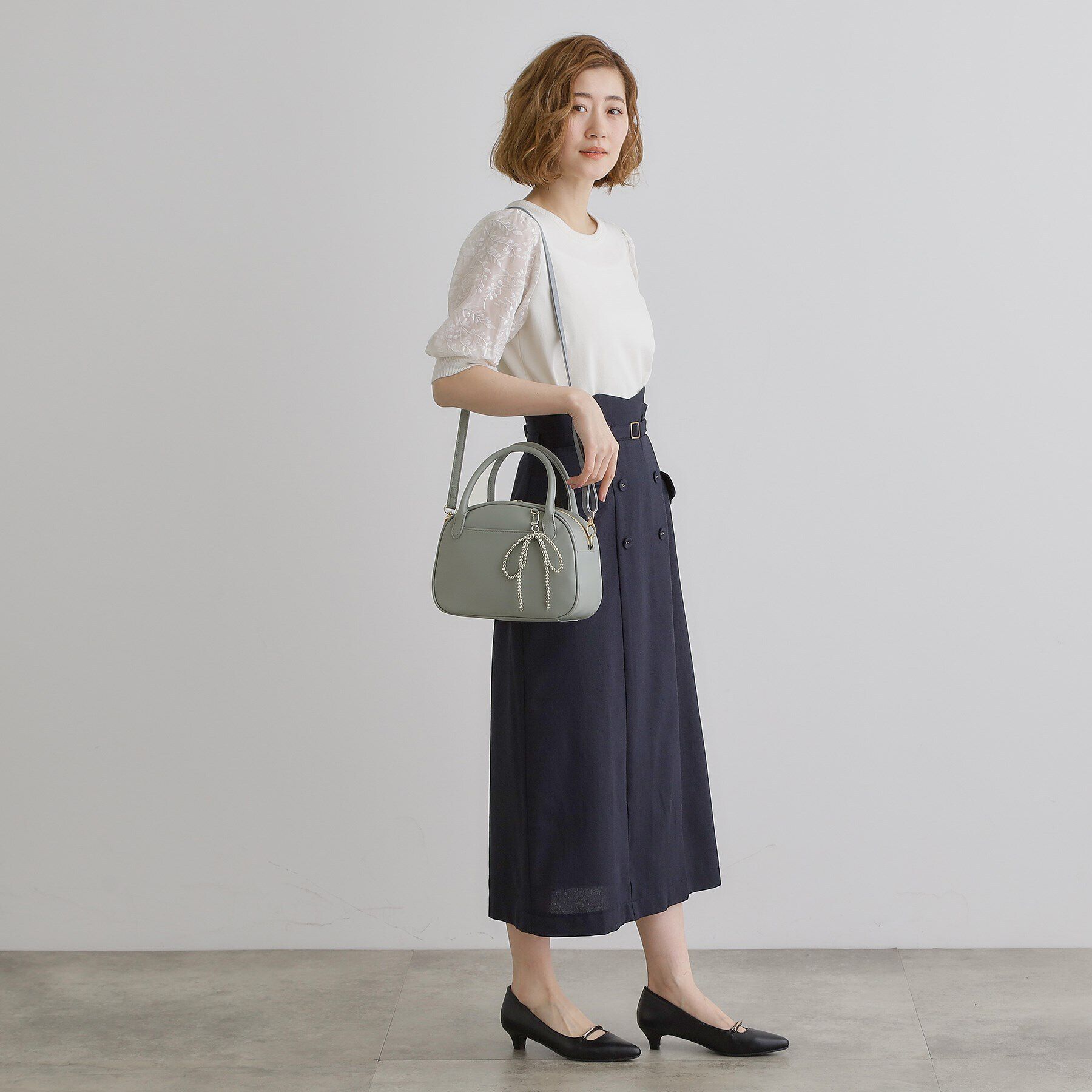 grove「リボンチャーム2WAYボストン」|ボストンバッグ|