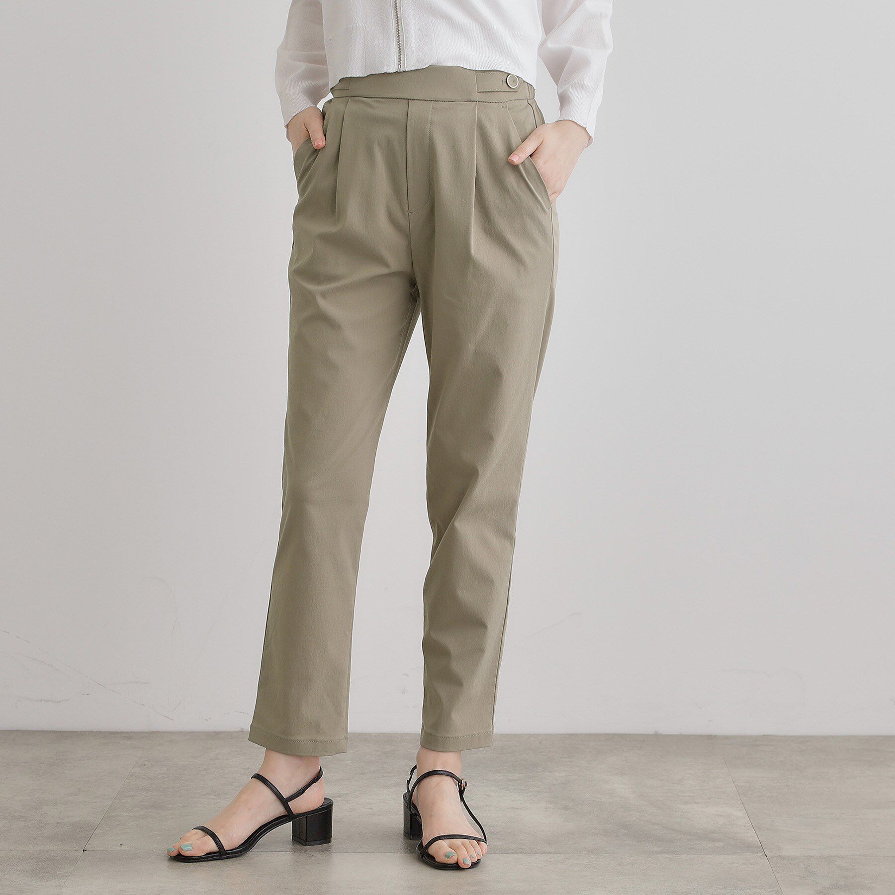 grove「【冷感】サマーハイパーストレッチテーパードパンツ」|その他|