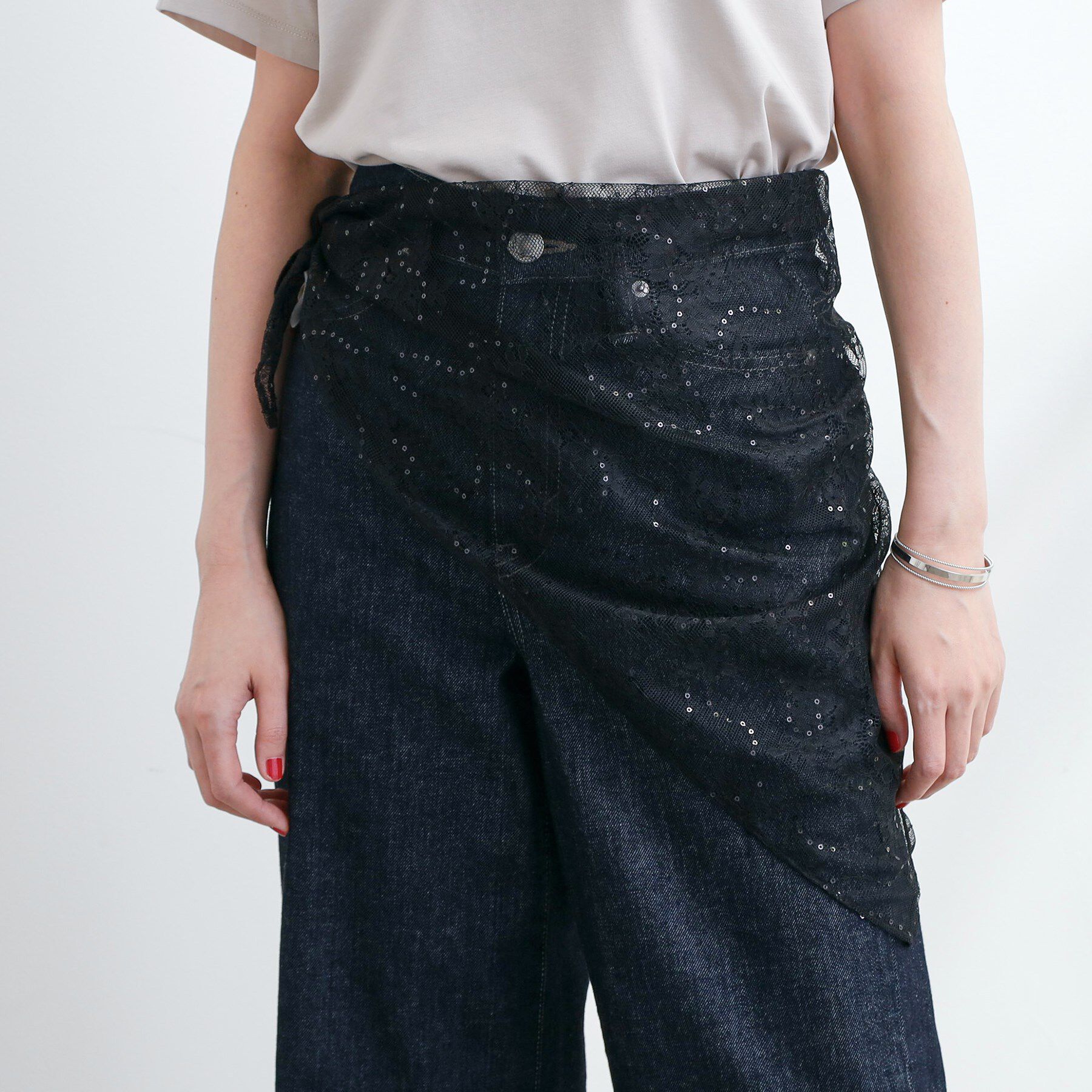 grove「レーストライアングルスカーフ」|バンダナ・スカーフ|