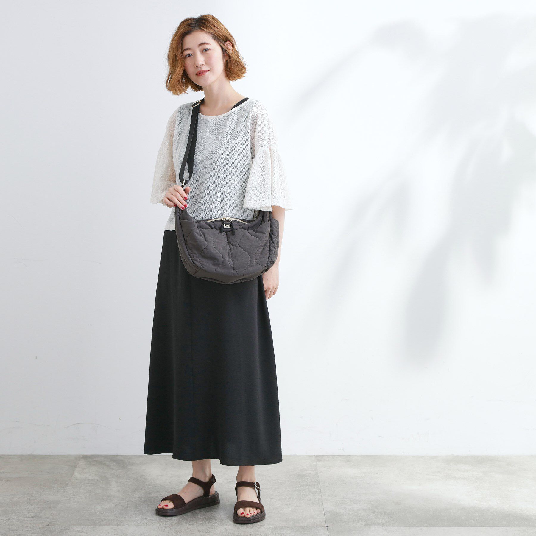 grove「【Lee別注・撥水】多ポケキルトムーンショルダー」|ショルダー・メッセンジャー|