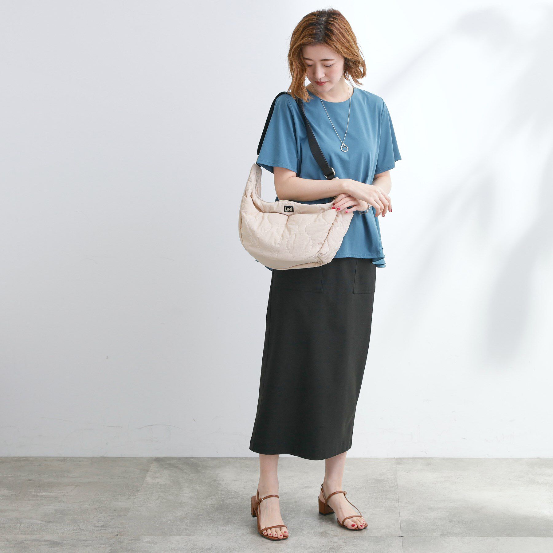 grove「【Lee別注・撥水】多ポケキルトムーンショルダー」|ショルダー・メッセンジャー|