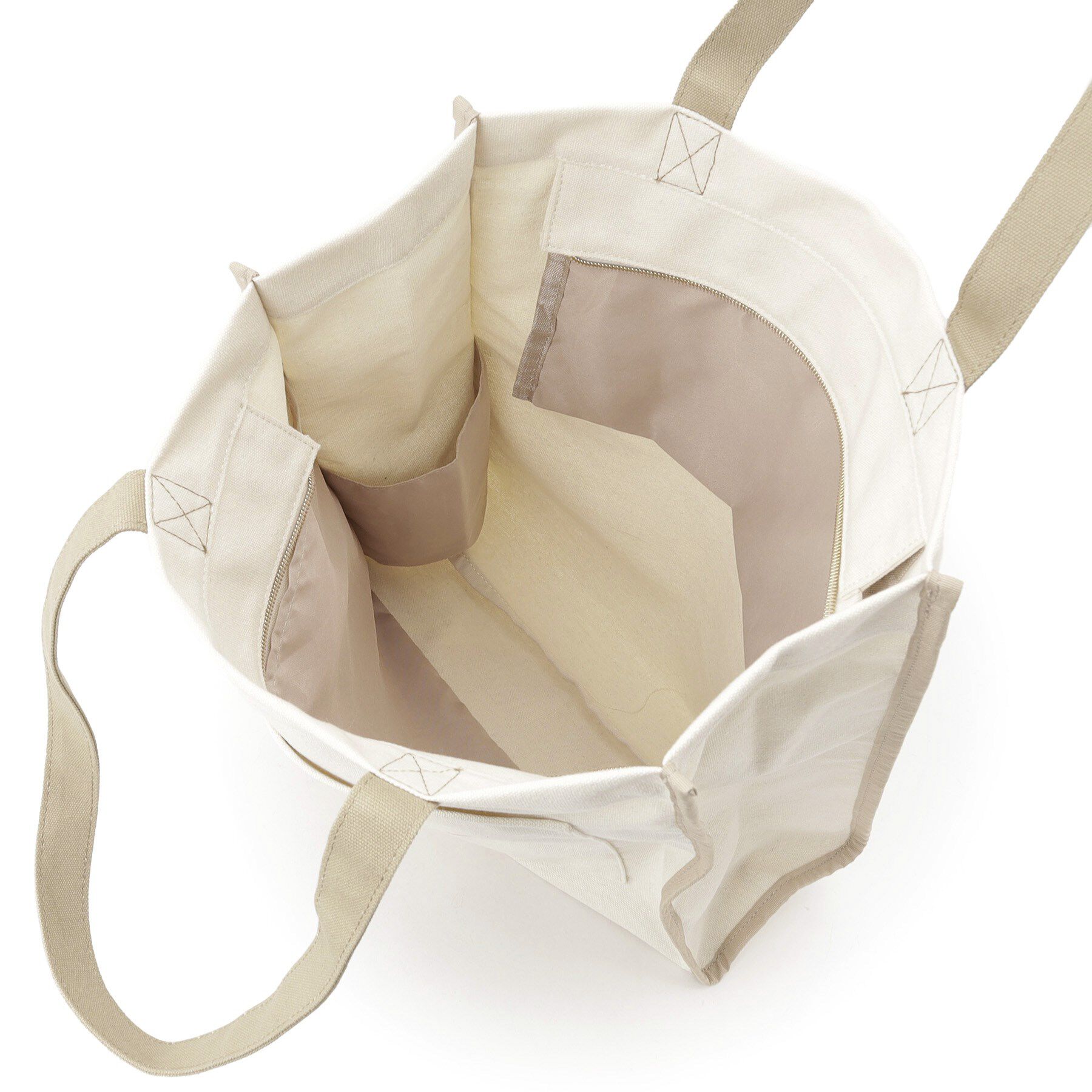 grove「【A4・多機能】パイピングロゴキャンバストート」|トートバッグ|