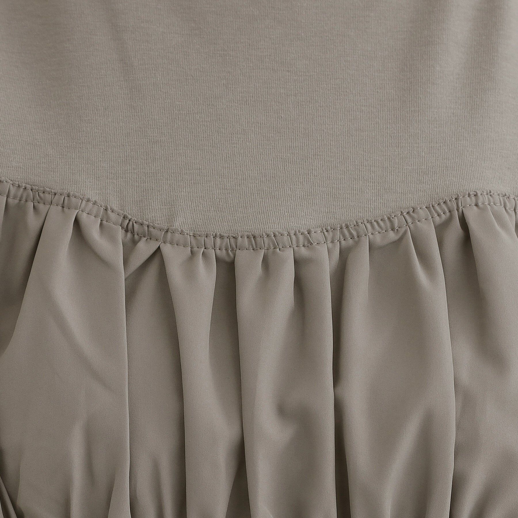 grove「【洗える/二の腕カバー】一枚で映える！ビスチェドッキングワンピース」|ワンピース|