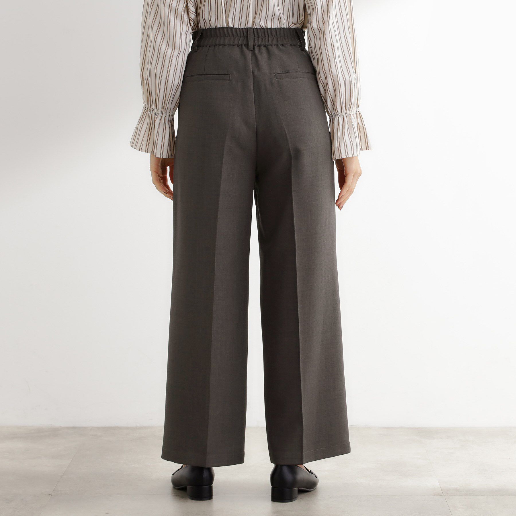 grove「【カセット服】洗えるストレートワイドパンツ」|その他|