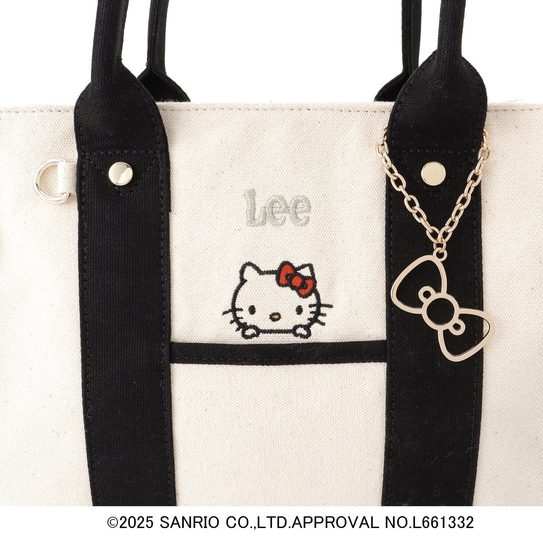 grove「【ハローキティ】Lee別注ポケット刺繍スクエアトート」|トートバッグ|