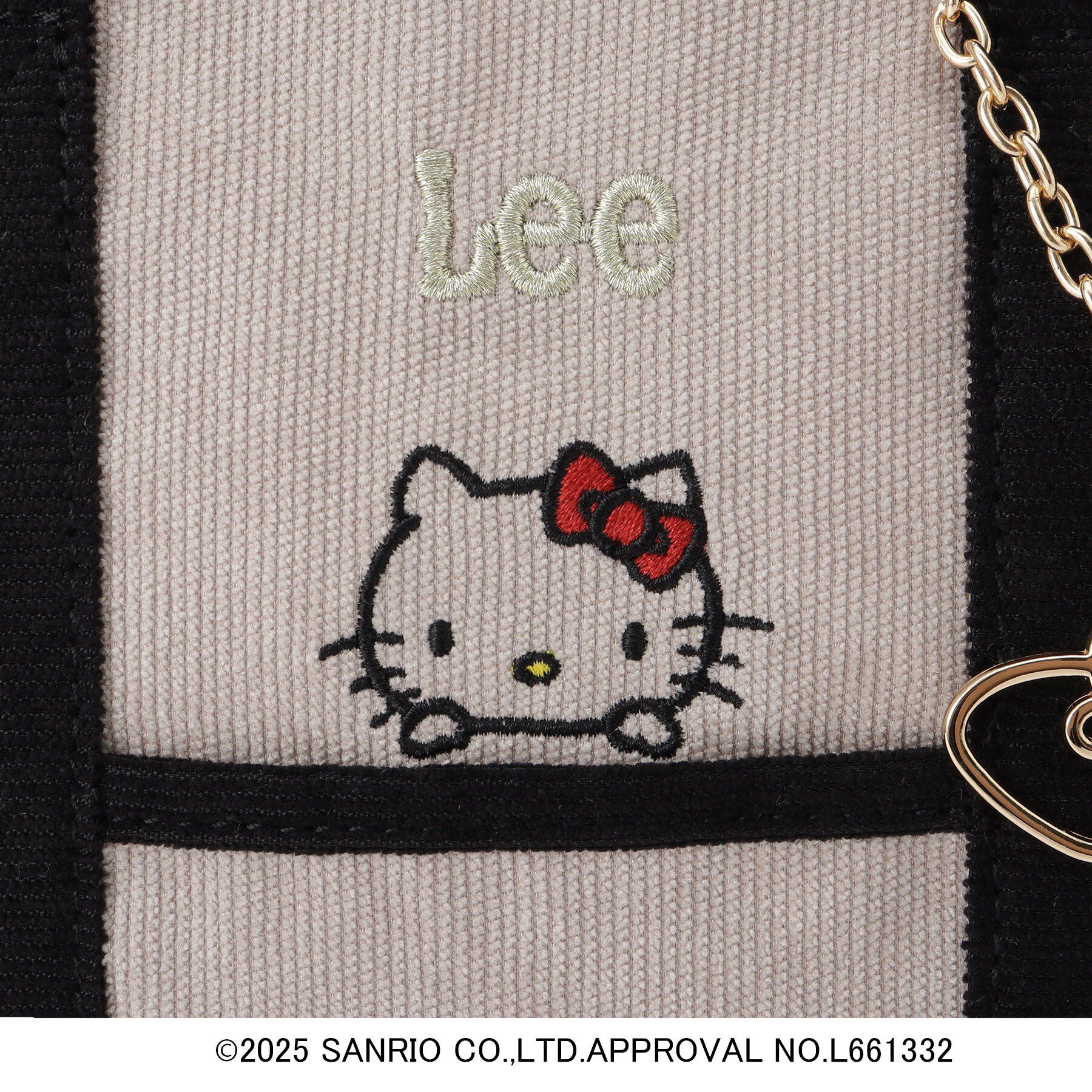 grove「【ハローキティ】Lee別注ポケット刺繍スクエアトート」|トートバッグ|