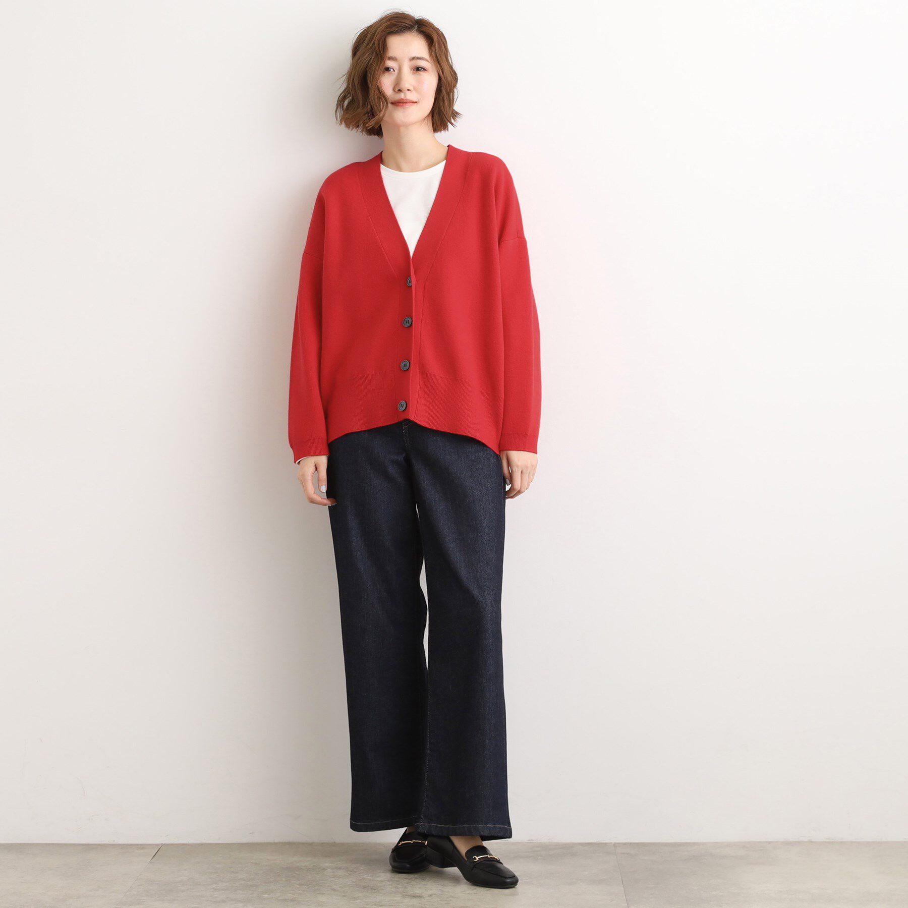 grove「季節に映える　ニットカーディガン」|カーディガン|