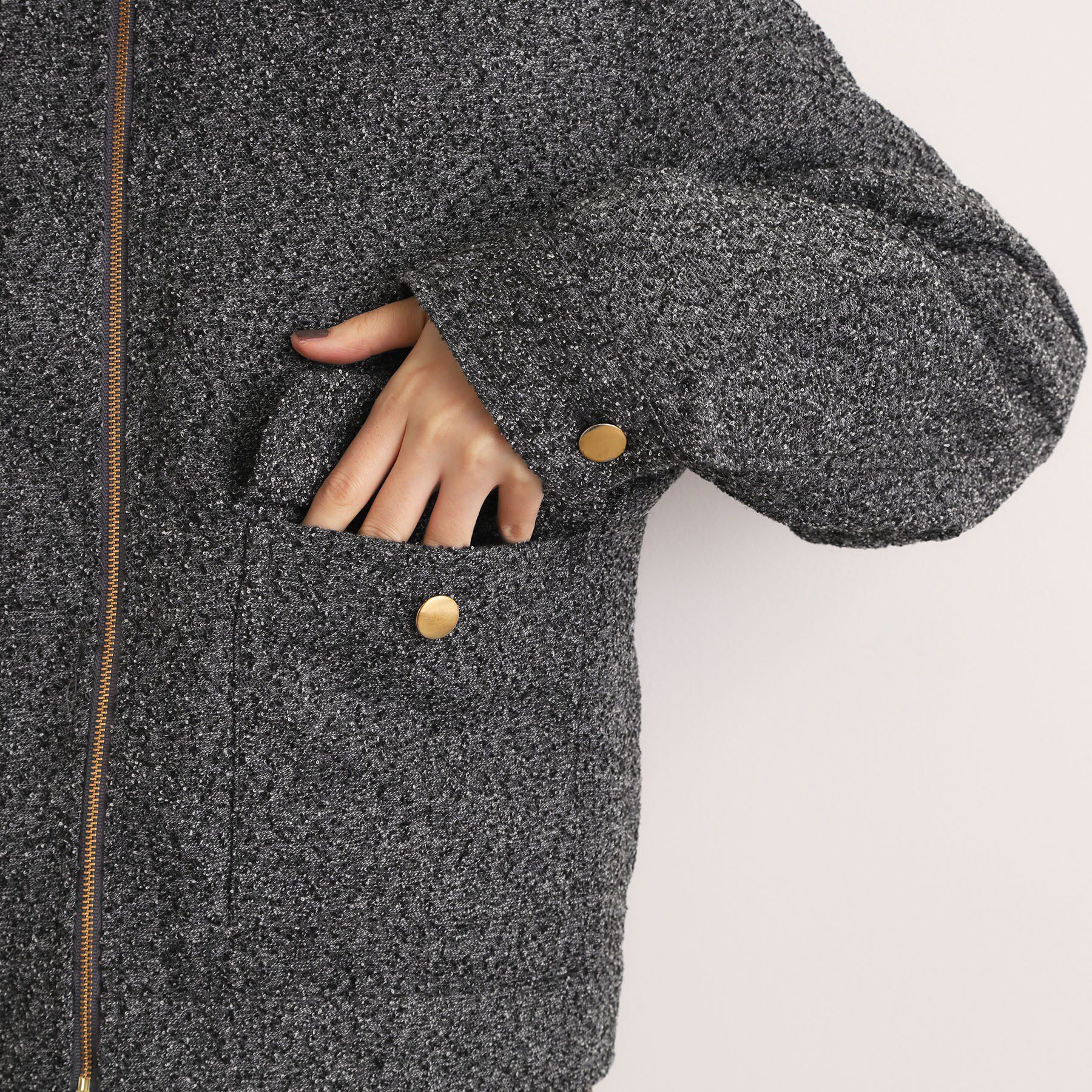 grove「カジュアルに羽織れる、大人のツイードトラックジャケット」|ブルゾン・スタジャン|