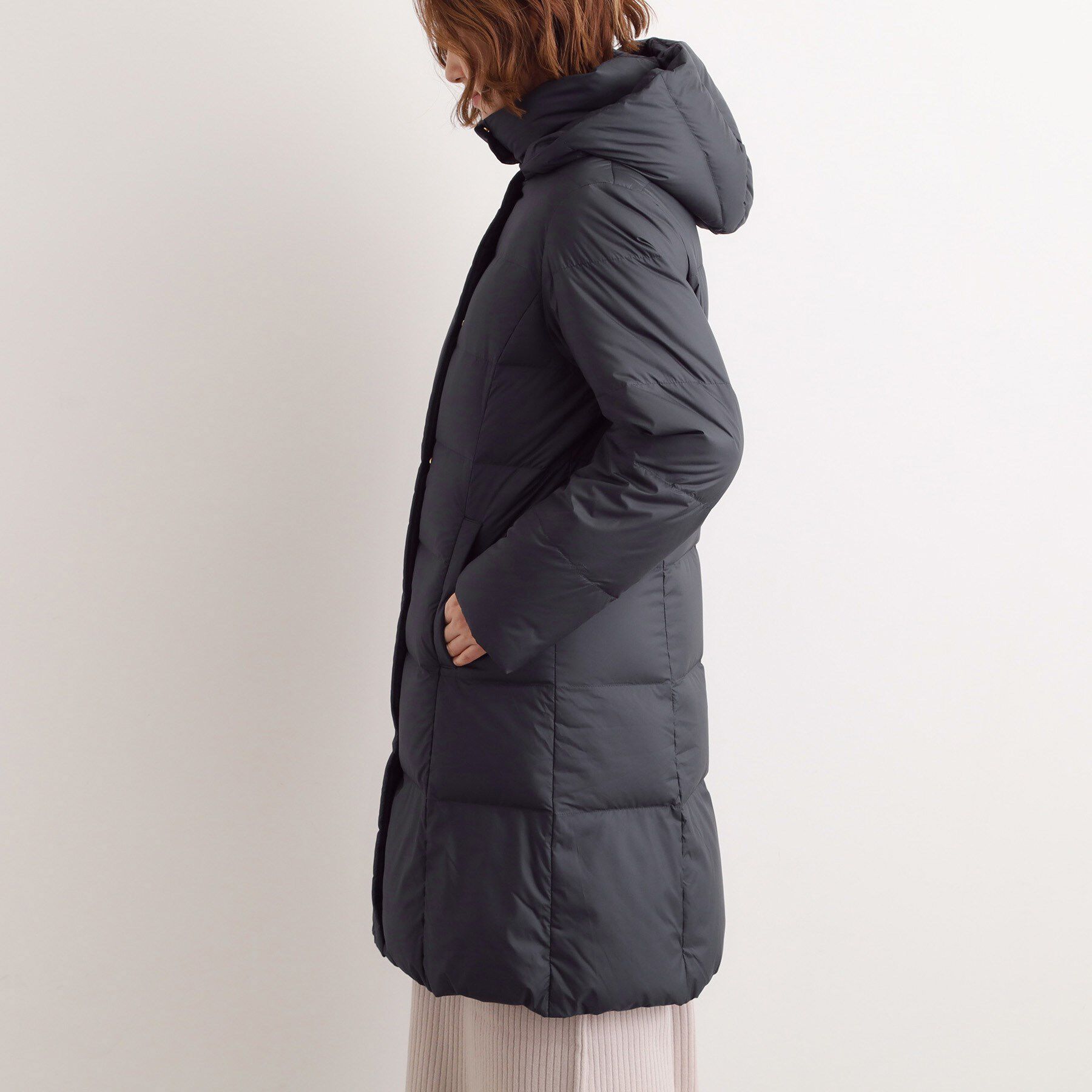 grove「【名品アウター/800FP・多機能】つつまれダウンロング」|ダウン|