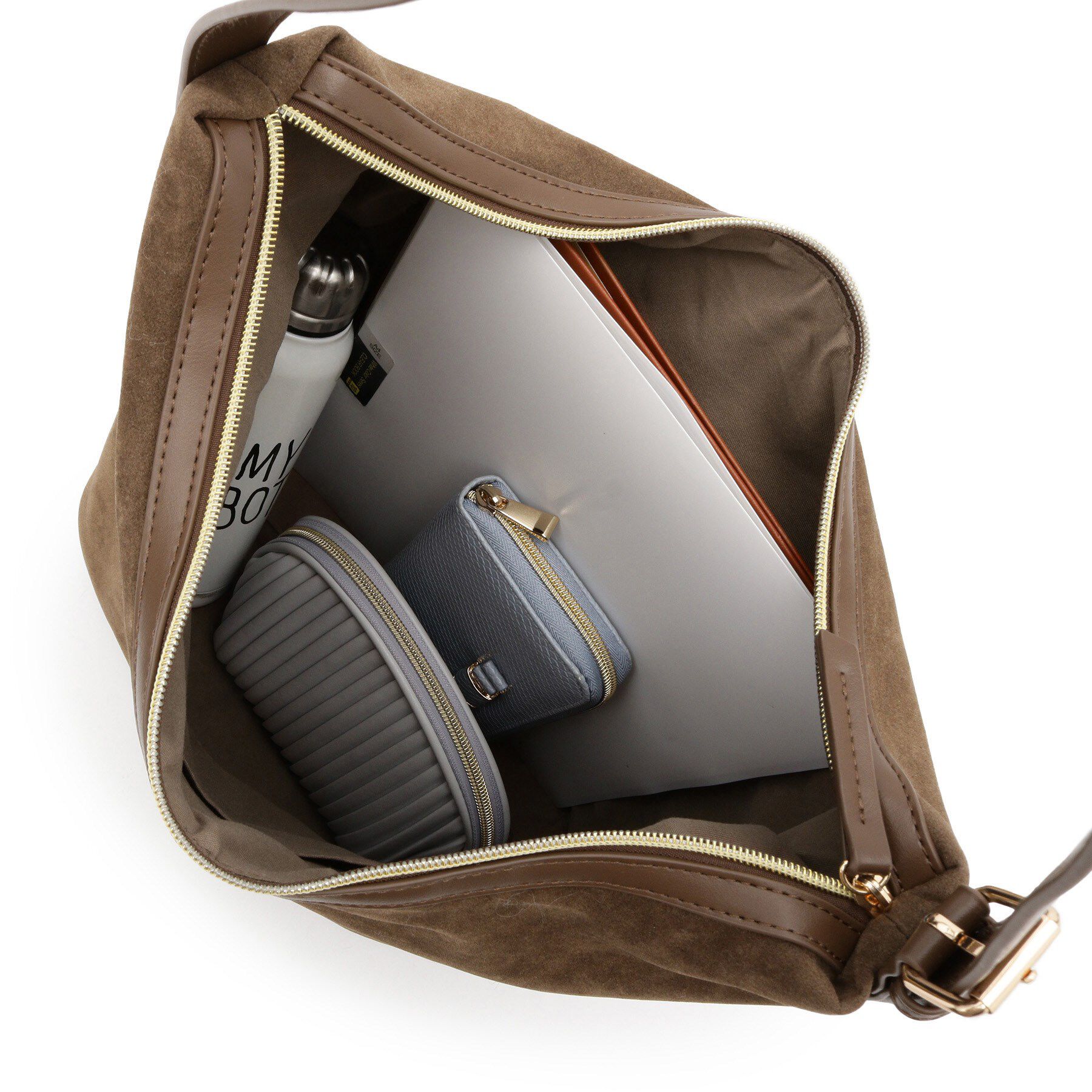 grove「スエード調コンビワンンショルダー」|ショルダー・メッセンジャー|