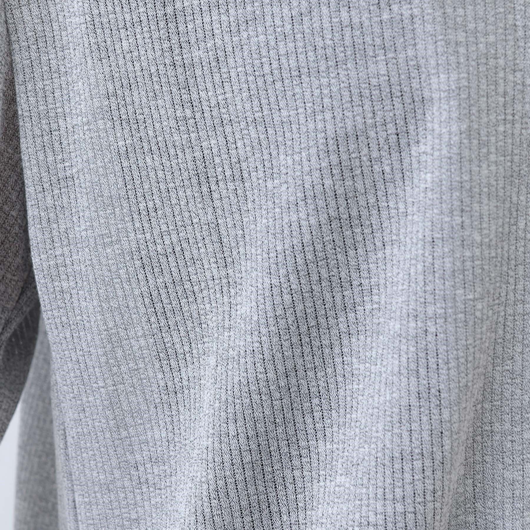 INDIVI「【洗える／シアーストライプ柄】着流しジャージカーディガン」|カーディガン|