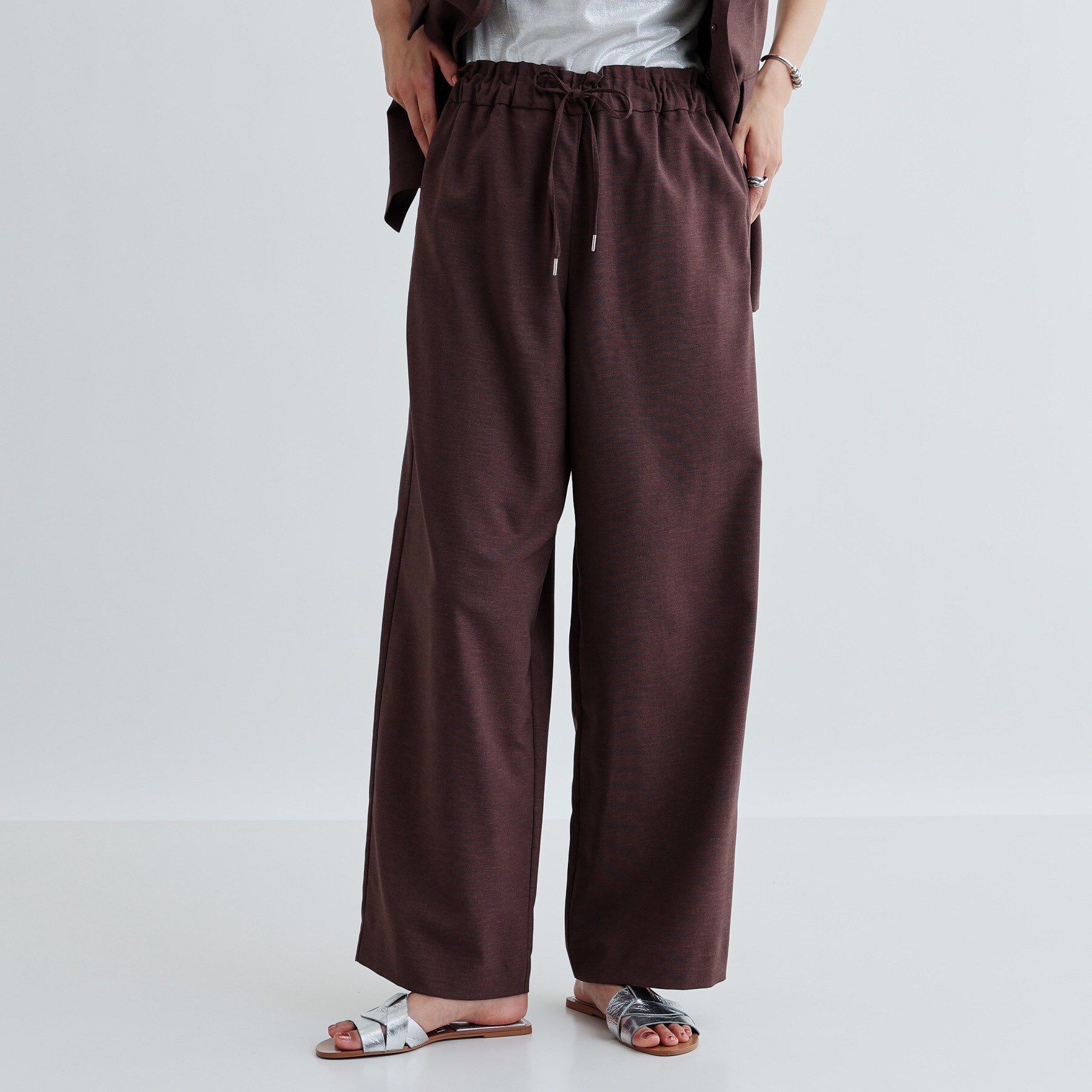 GALLEST「【セットアップ対応】リネンライクイージーパンツ【カセット服/通勤・オフィス】」|その他|