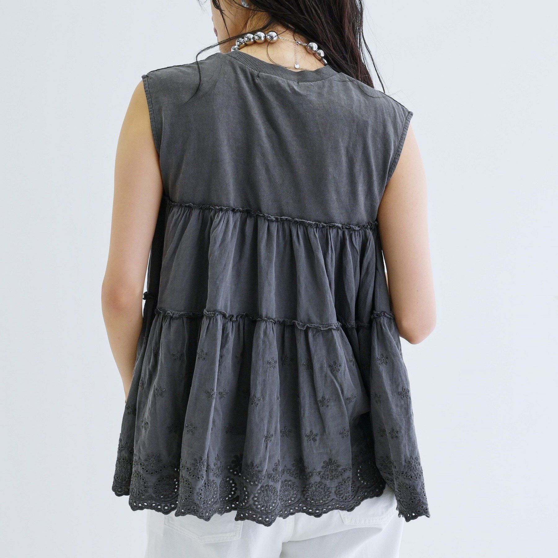 GALLEST「ピグメントダイノースリーブカットソー」|Tシャツ・カットソー|