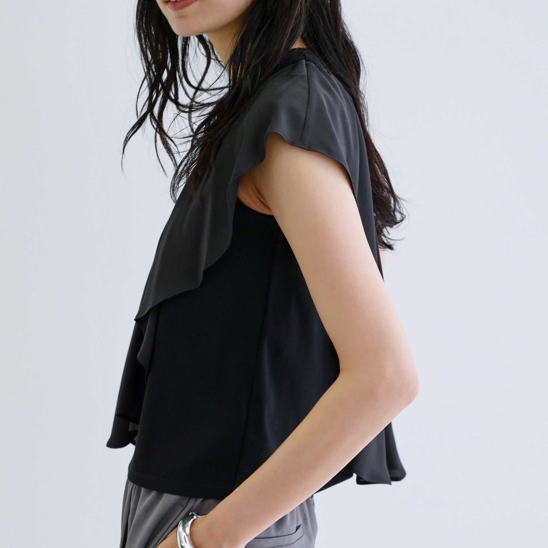 GALLEST「サッシュフリルTシャツ」|Tシャツ・カットソー|