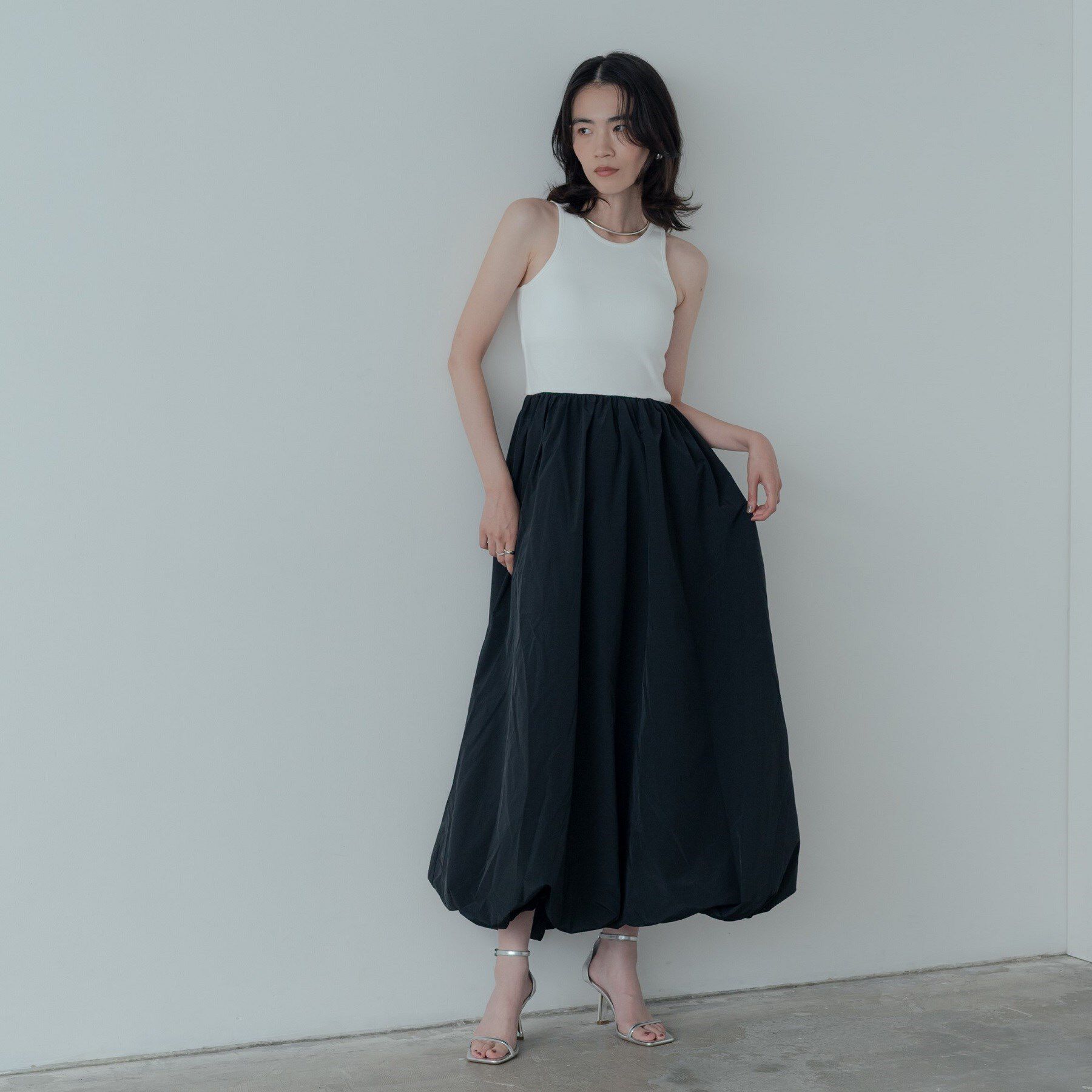 GALLEST「【一部店舗限定】テレコタンクドッキングワンピース」|ワンピース|