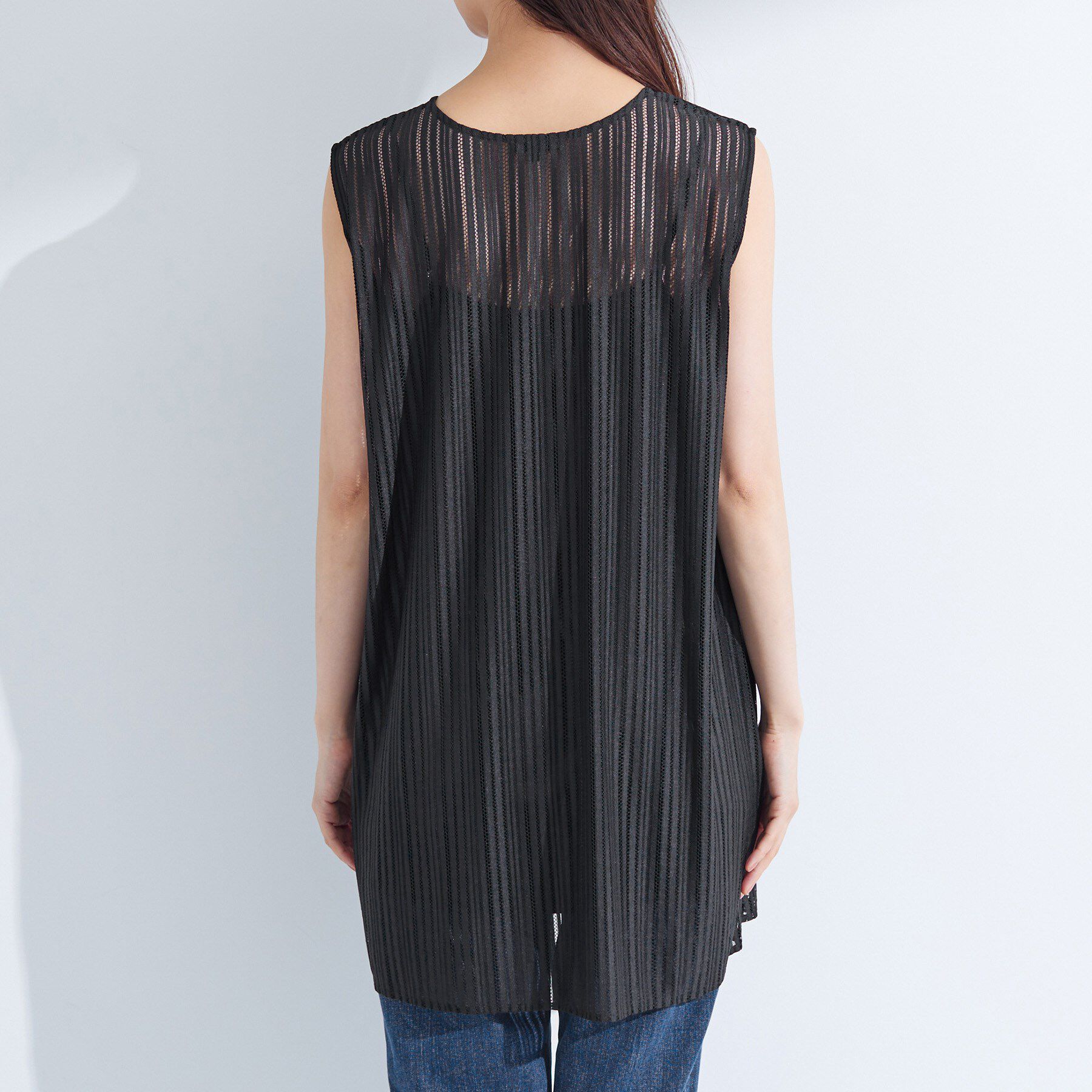 INDIVI「【洗える／セットアップ可能】ラッセルチュニック」|チュニック|