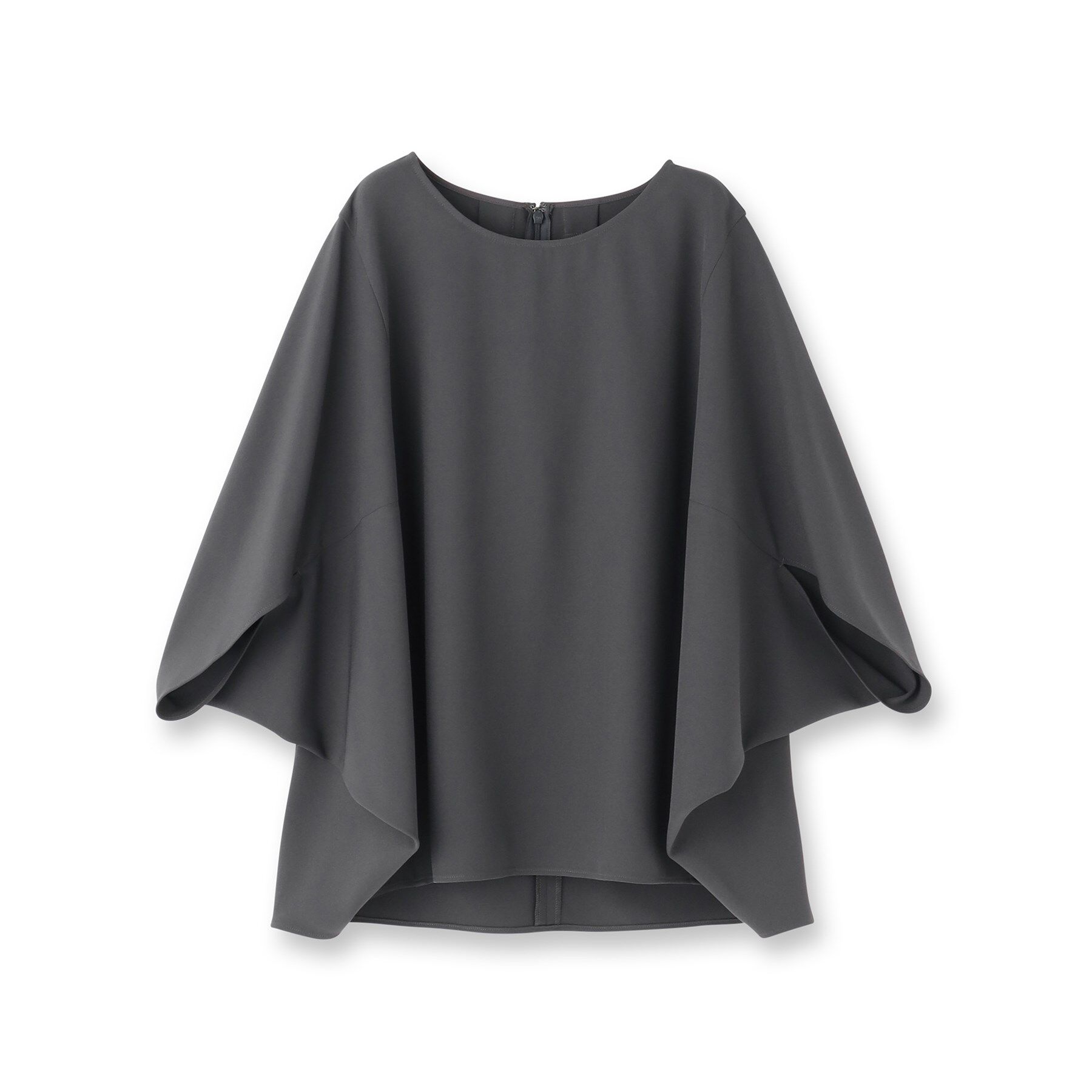 INDIVI「【体型カバー/SETUP可能】ジョーゼット　ドルマンブラウス」|シャツ・ブラウス|