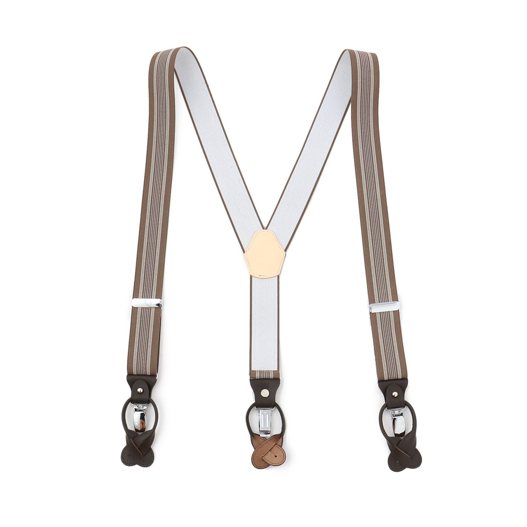 40CARATS&525「【40CT525】2WAYサスペンダー」|ベルト|タバコブラウン(35