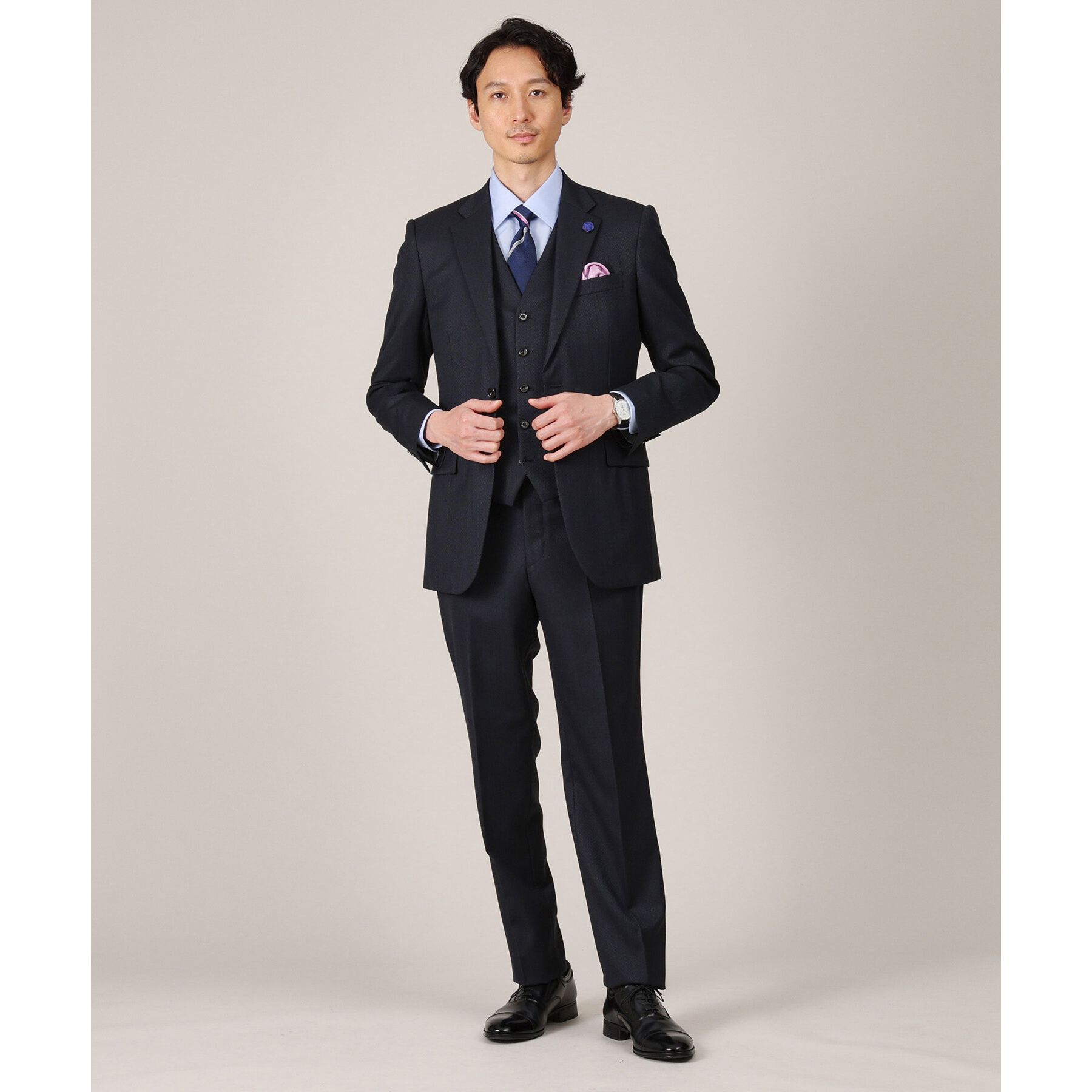 TAKEO KIKUCHI「【Made in JAPAN】矢絣（やがすり）ベスト／ スリーピース対応」|スーツ|