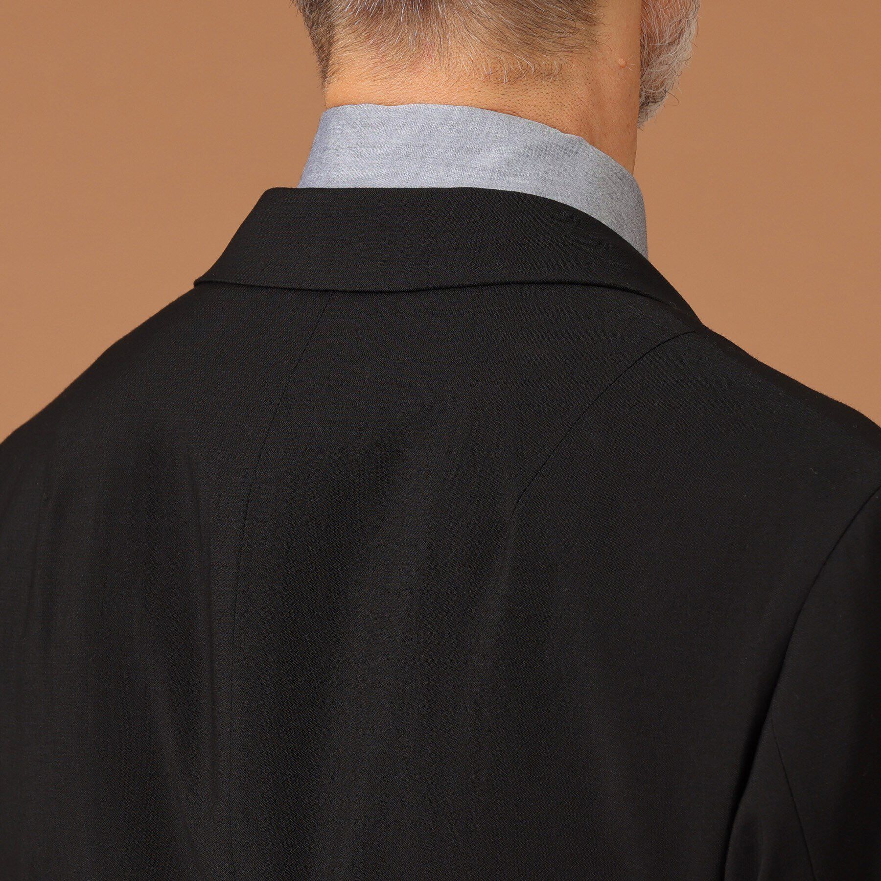 40CARATS&525「ディープブラック ジャケット」|テーラードジャケット|