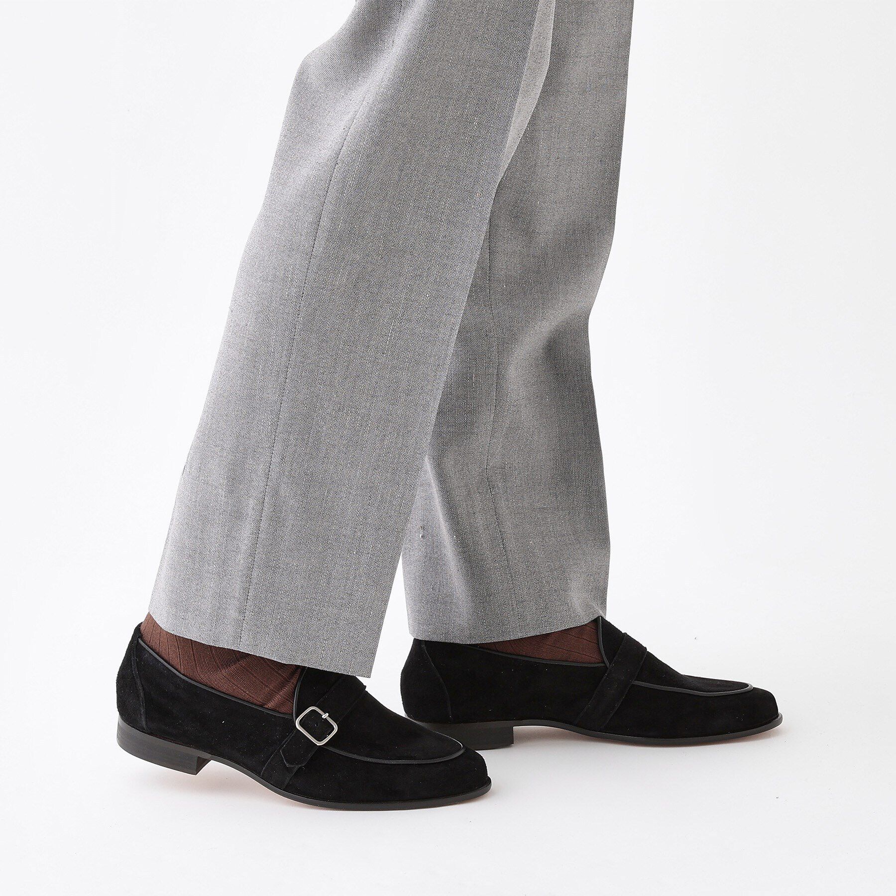 TAKEO KIKUCHI「【THE FLAGSHIP】ゴードスエード スリッポン ローファー」|ビジネス・ドレスシューズ|