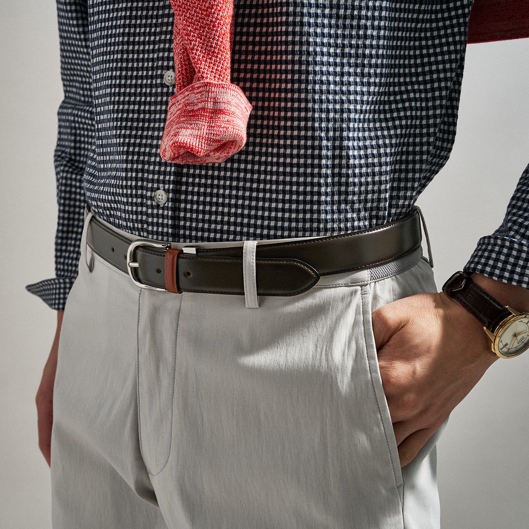 TAKEO KIKUCHI「カラーループドレスベルト」|ベルト|