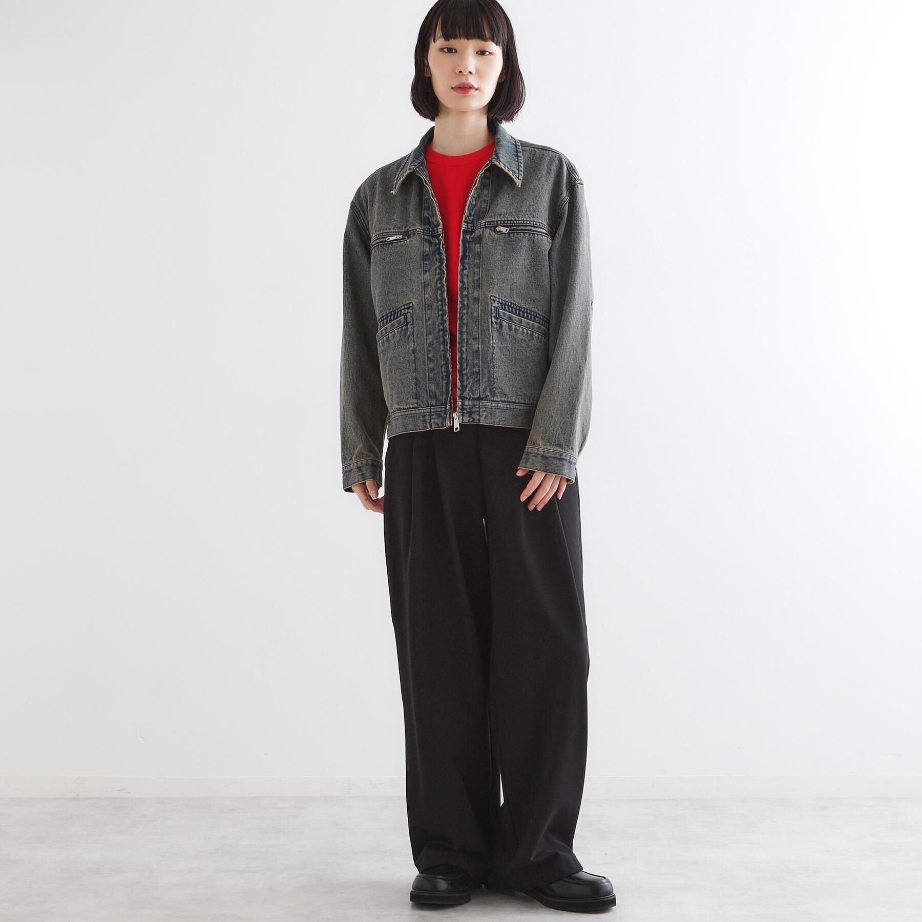 tk.TAKEO KIKUCHI「デニムブルゾン」|デニムジャケット|