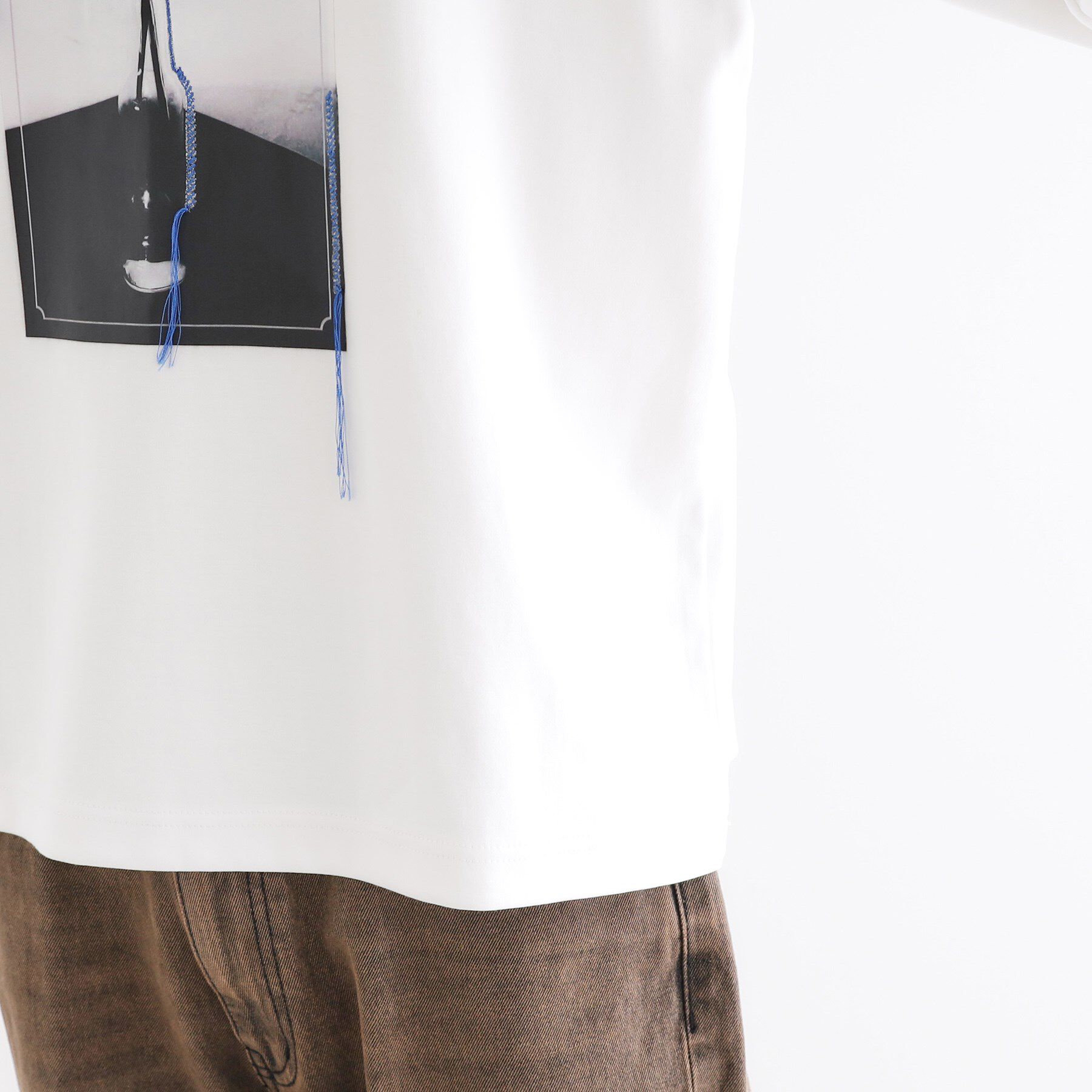 tk.TAKEO KIKUCHI「フラワーフォトエンブロヘビーウェイトスムースTシャツ」|Tシャツ・カットソー|