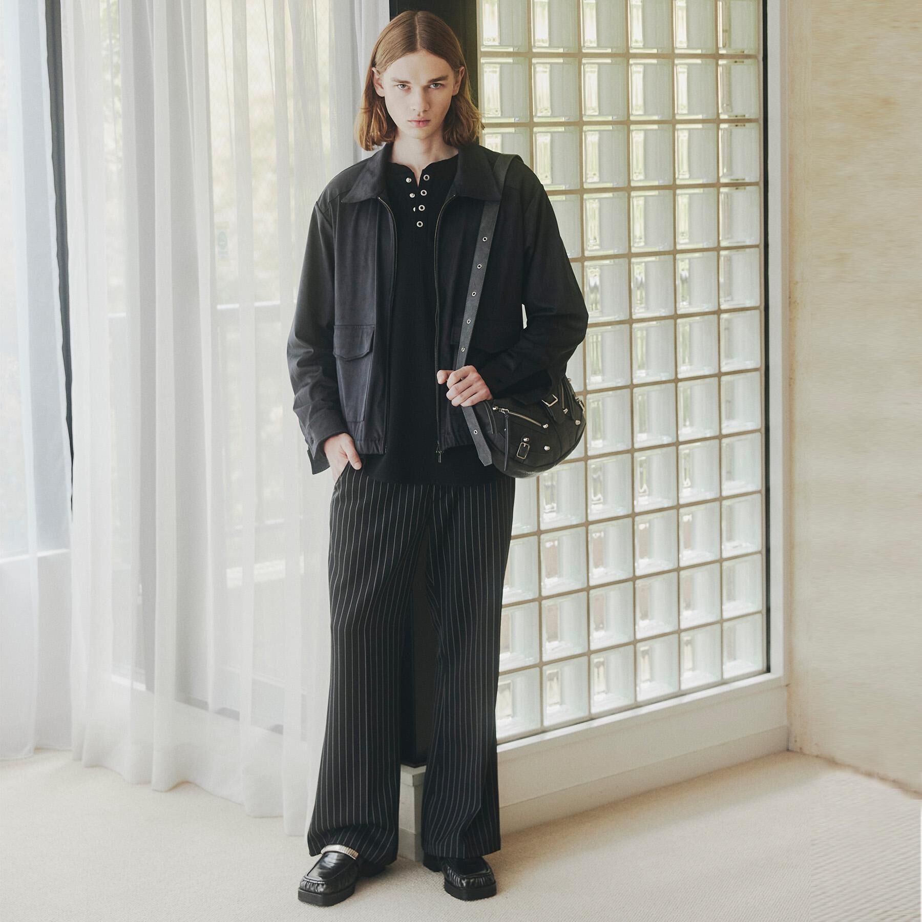 tk.TAKEO KIKUCHI「フェイクスエードシャツアウター」|ブルゾン・スタジャン|