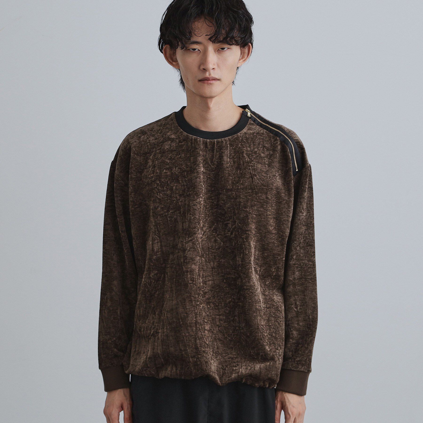 tk.TAKEO KIKUCHI「クラッシュベロアカットソー」|Tシャツ・カットソー|