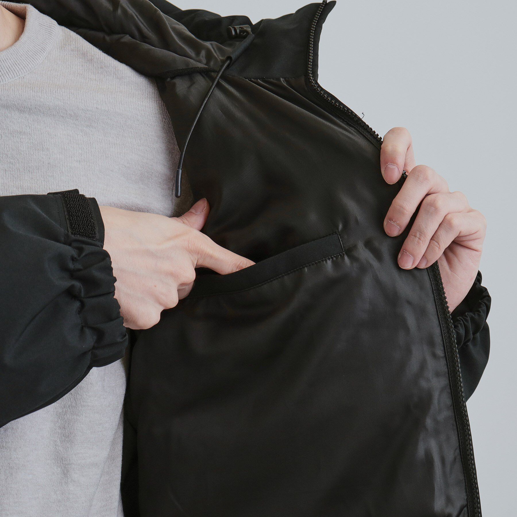 tk.TAKEO KIKUCHI「【撥水】フーデットインシュレーションブルゾン」|ブルゾン・スタジャン|