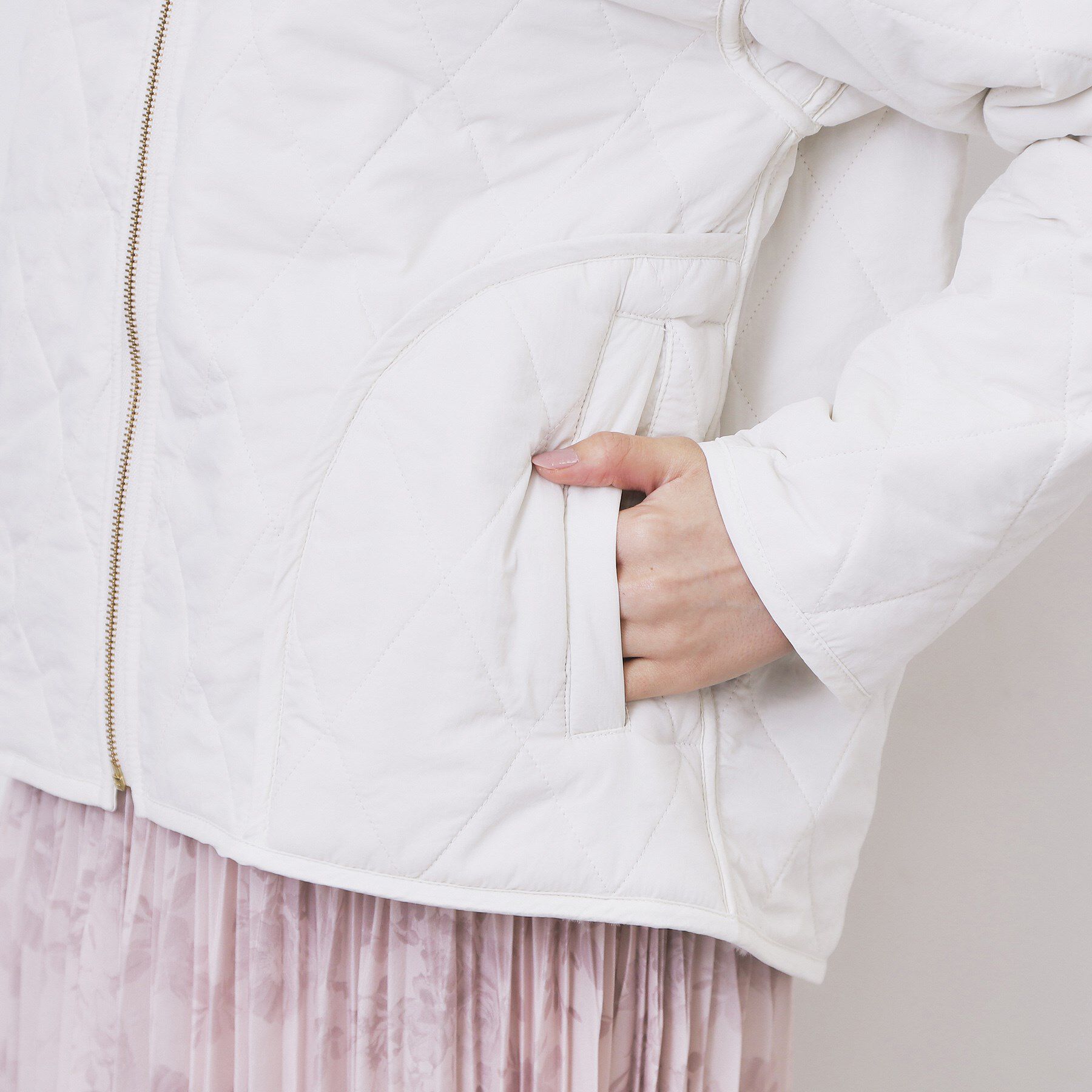 index「リバーシブル キルティングファーブルゾン【洗濯機OK】」|ブルゾン・スタジャン|