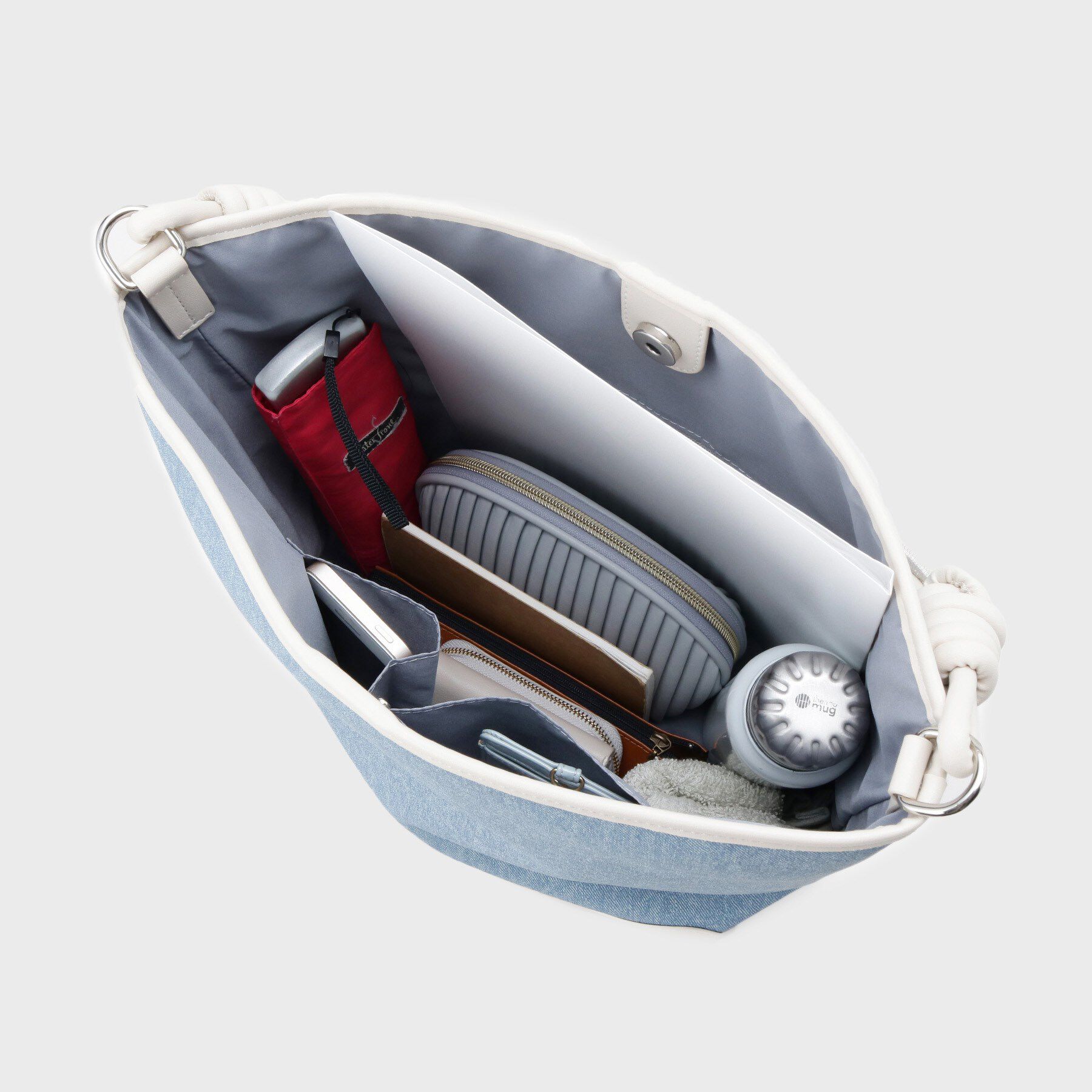 OPAQUE.CLIP「合皮コンビデザインバイカラーワンショルダーバッグ」|ショルダー・メッセンジャー|