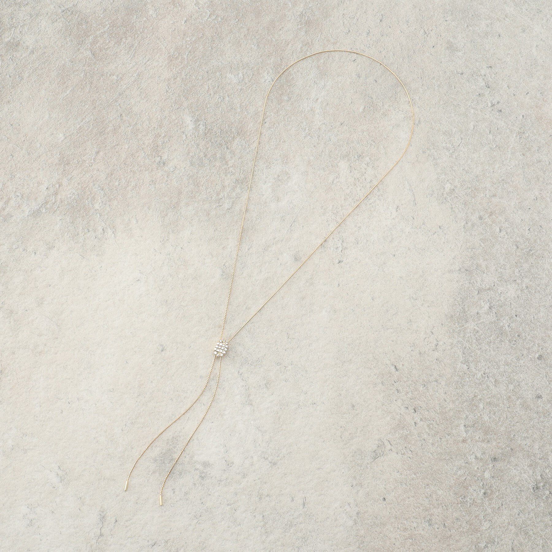 OPAQUE.CLIP「楕円ビジュースライドネックレス」|ネックレス|