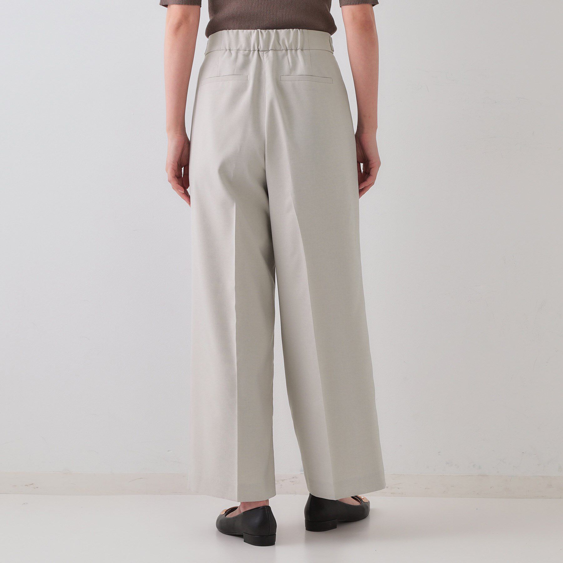 OPAQUE.CLIP「ストレッチデザインワイドパンツ/セットアップ対応可【UV/接触冷感/洗濯機洗い可/抗ピル】」|その他|