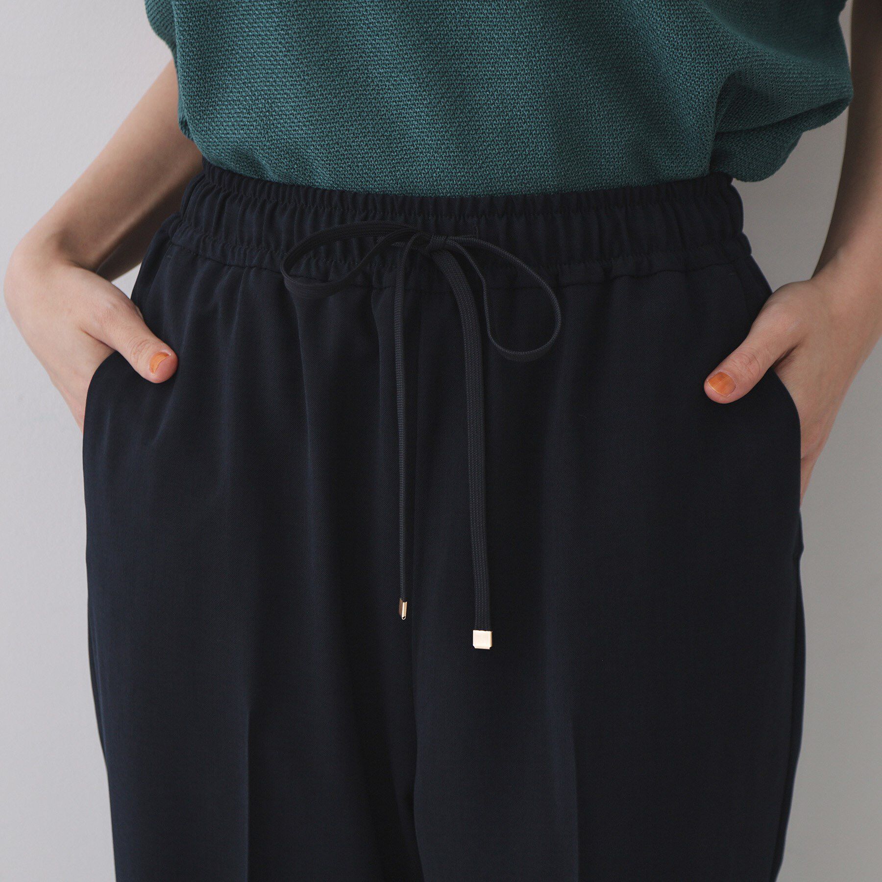 OPAQUE.CLIP「《丈が選べる/SS-LLサイズ》美脚ストレッチイージーワイドパンツ/セットアップ対応【防シワ/洗濯機」|その他|