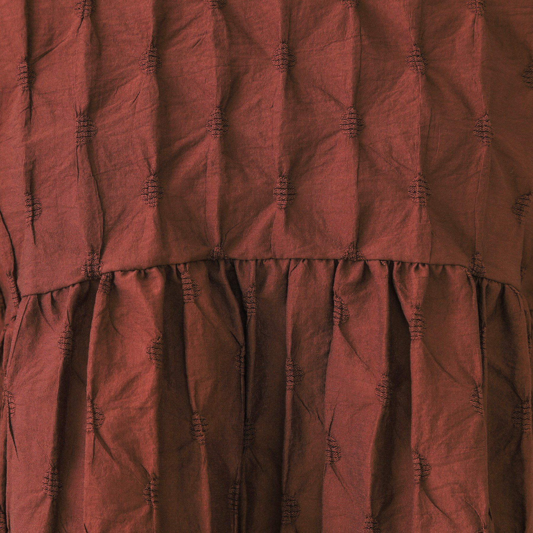 OPAQUE.CLIP「ふくれジャカードペプラムブラウス【洗濯機洗い可】」|シャツ・ブラウス|