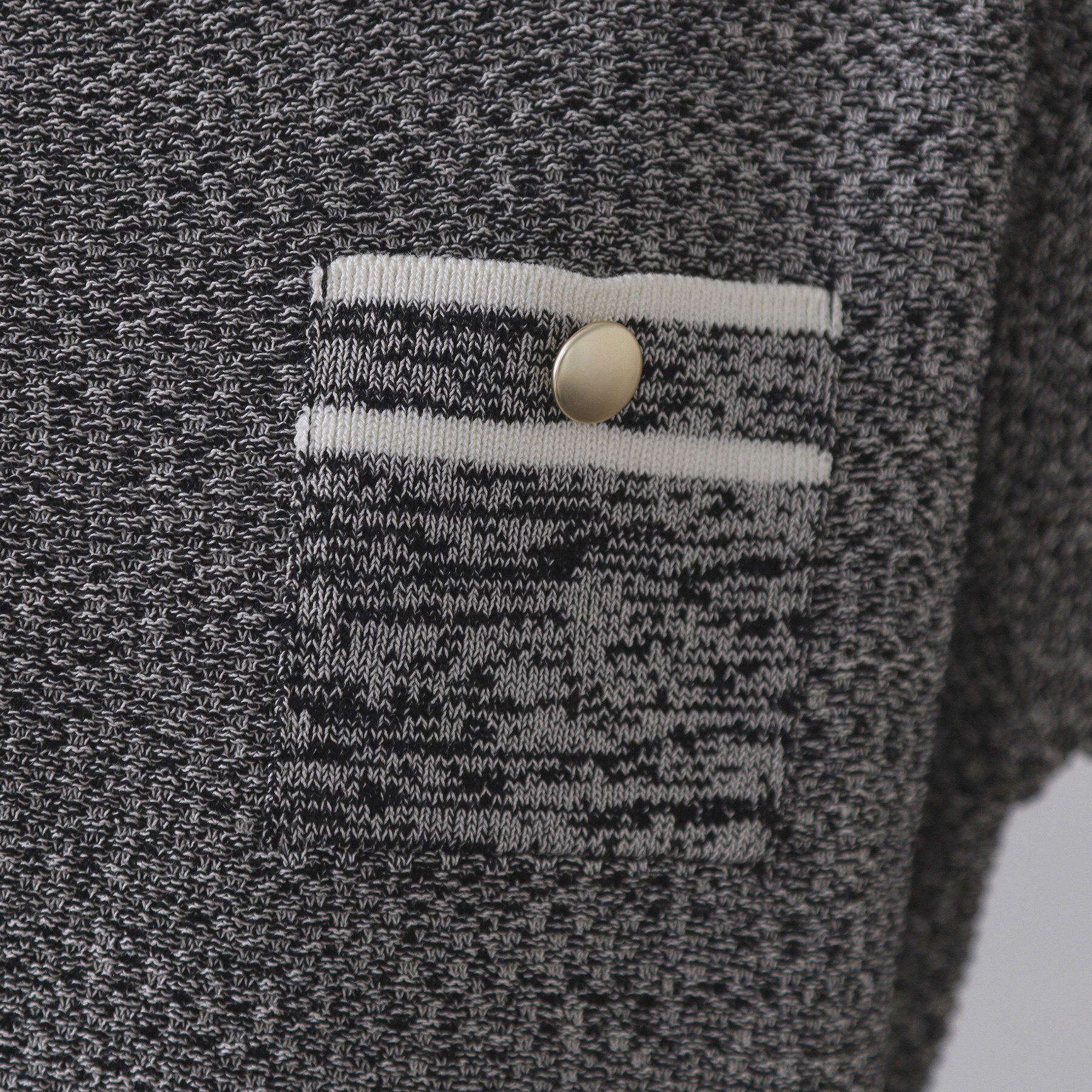 OPAQUE.CLIP「ツイードライクポケット付きニット【洗濯機洗い可/抗ピル】」|ニット・セーター|