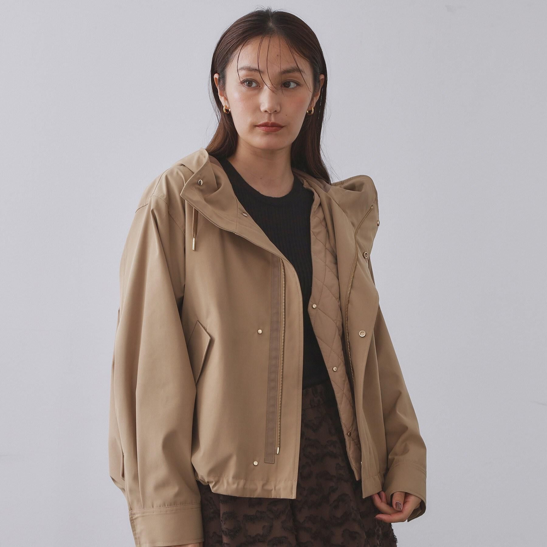 OPAQUE.CLIP「《ツインセット》マウンテンパーカー&times;キルティングベストライナー【撥水/洗濯機OK】」|ブルゾン・スタジャン|