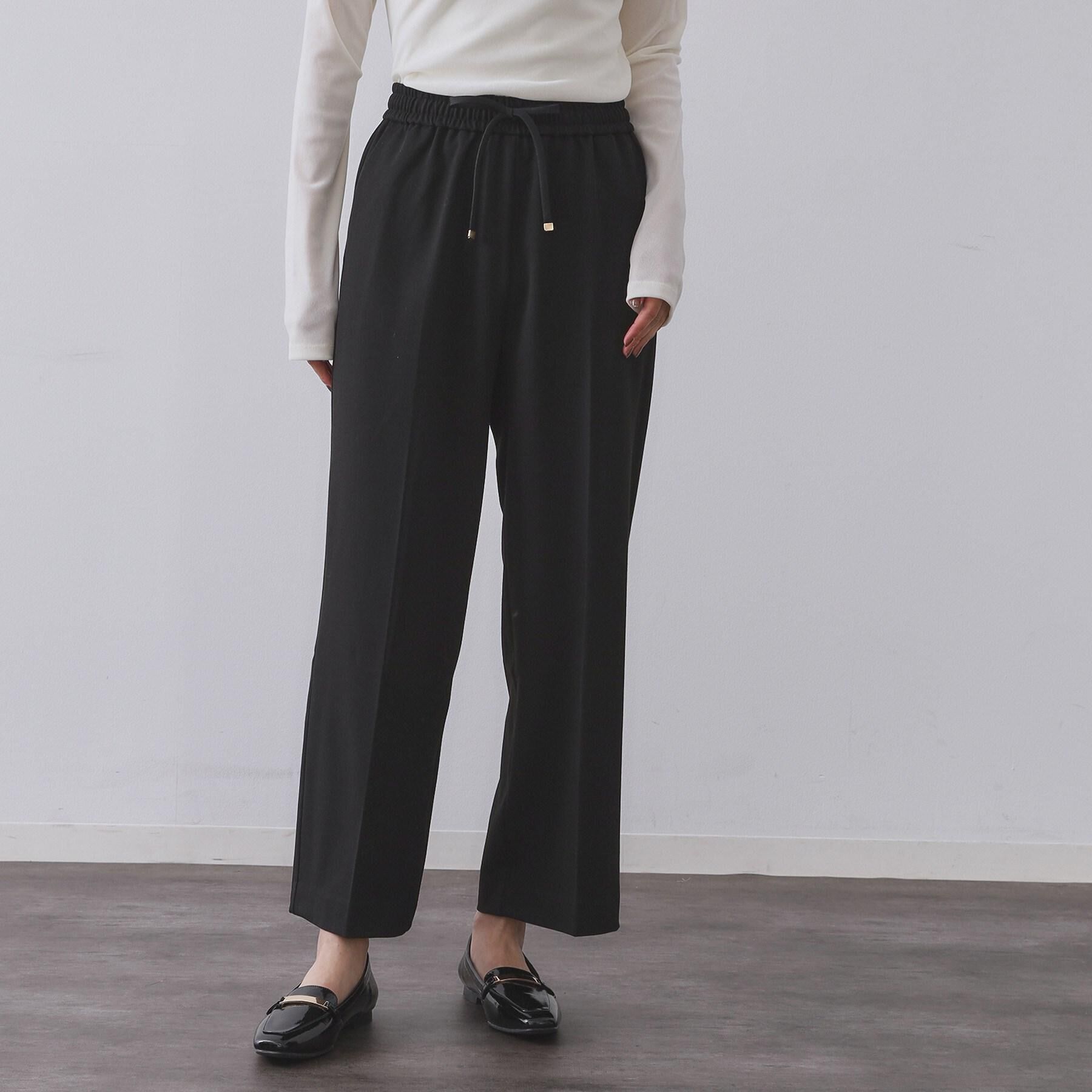 OPAQUE.CLIP「ウォームタッチ イージーワイドパンツ【洗濯機洗OK/ストレッチ】≪SS～LL≫」|その他|